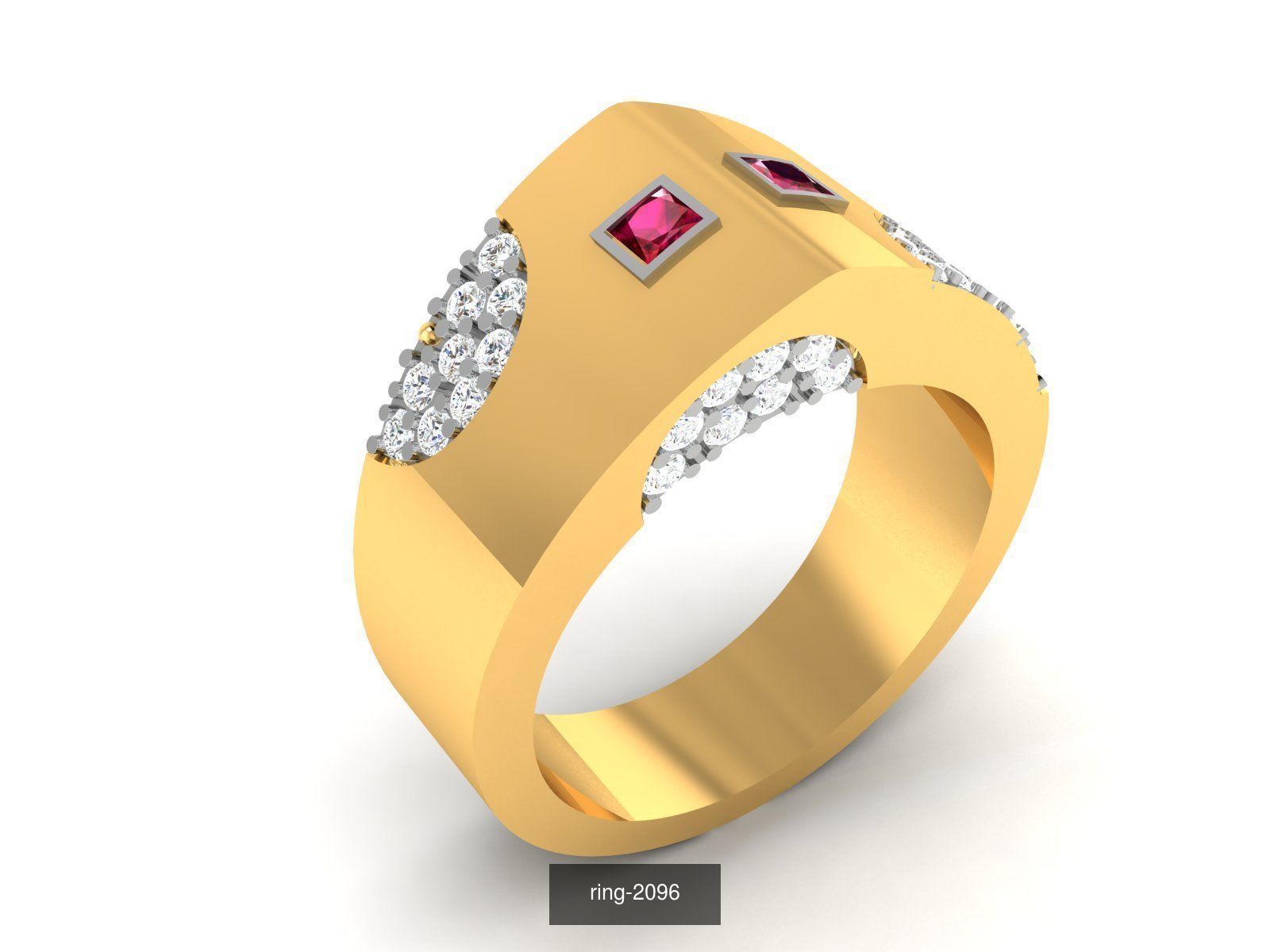 207 BAND RING 3D Model Collection_137