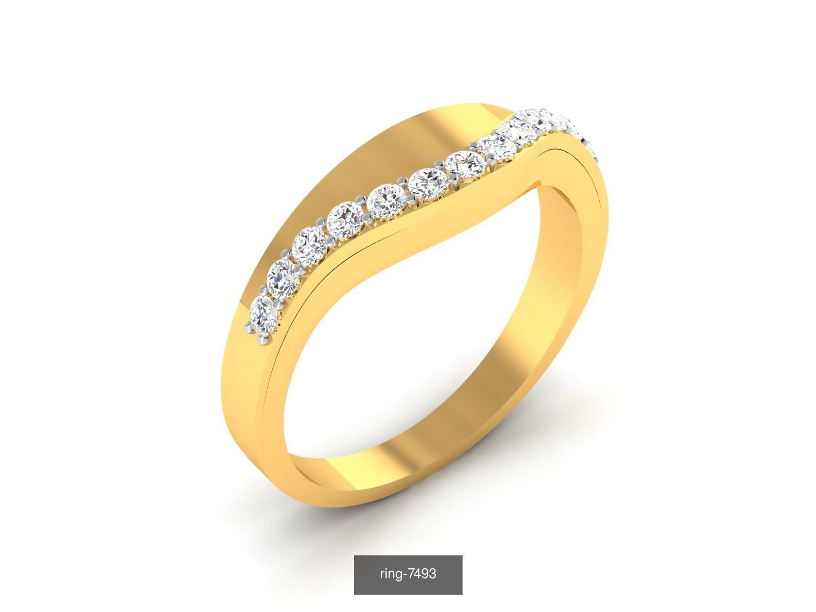 207 BAND RING 3D Model Collection_180