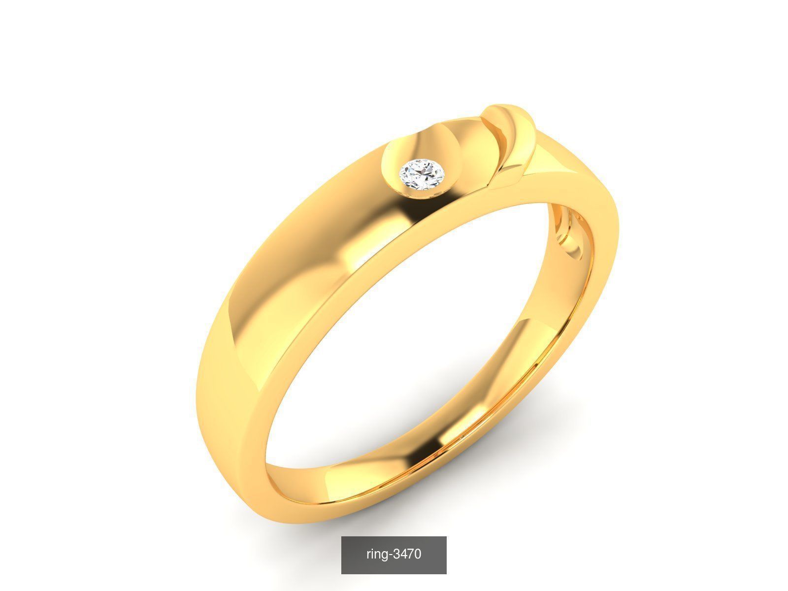 207 BAND RING 3D Model Collection_155