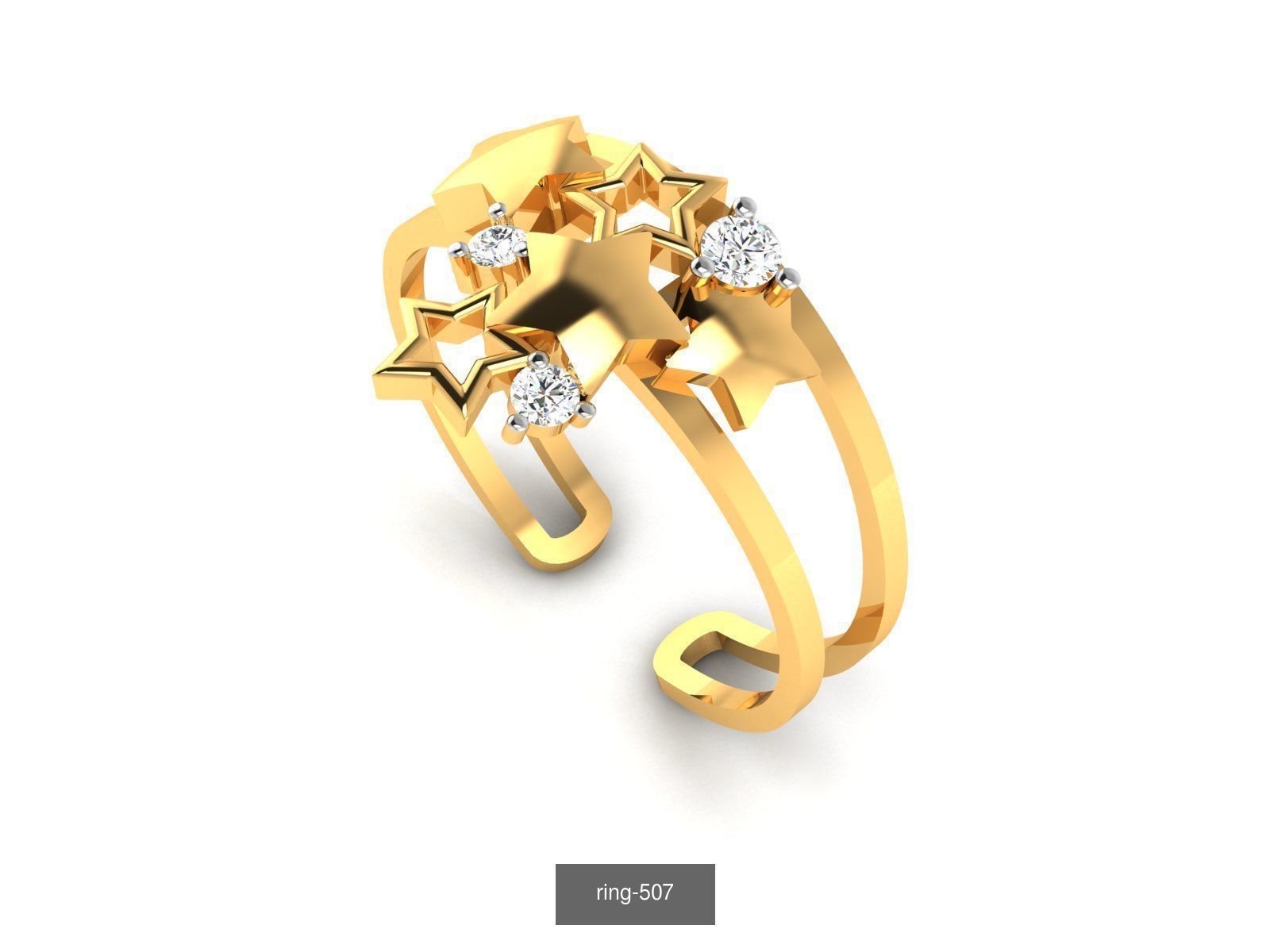 207 BAND RING 3D Model Collection_61