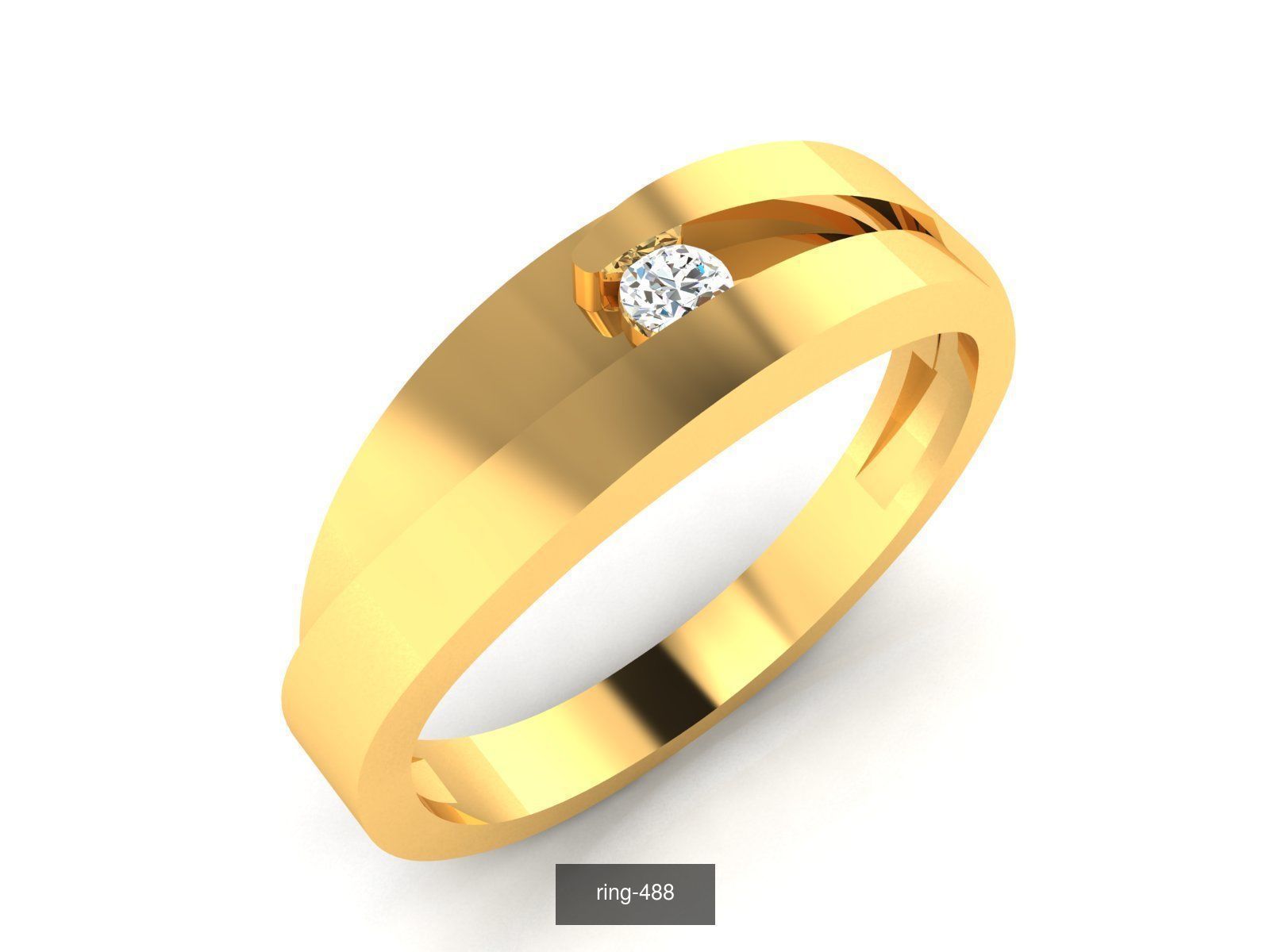 207 BAND RING 3D Model Collection_63