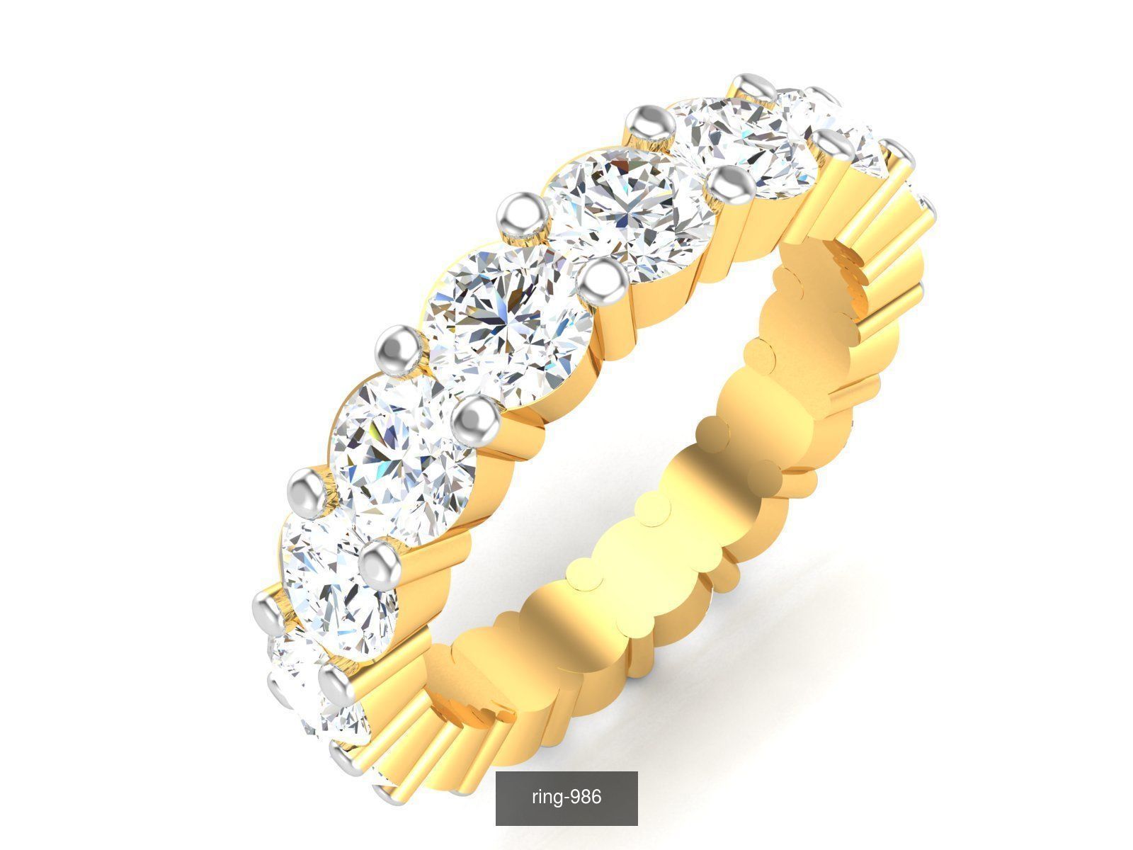 207 BAND RING 3D Model Collection_76