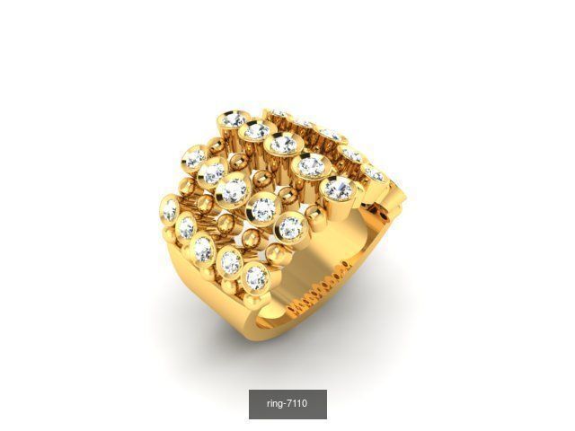 207 BAND RING 3D Model Collection_139