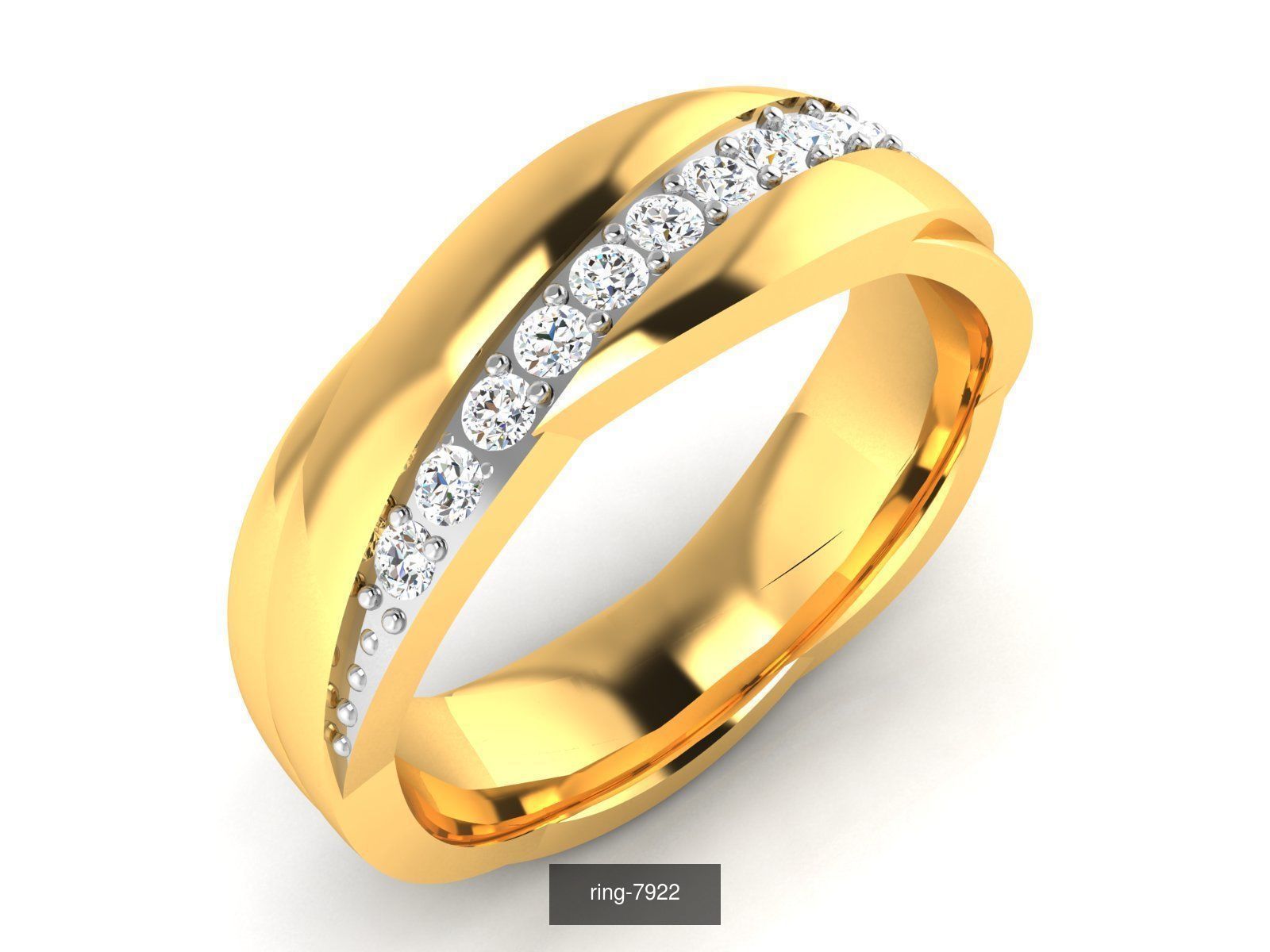 207 BAND RING 3D Model Collection_169