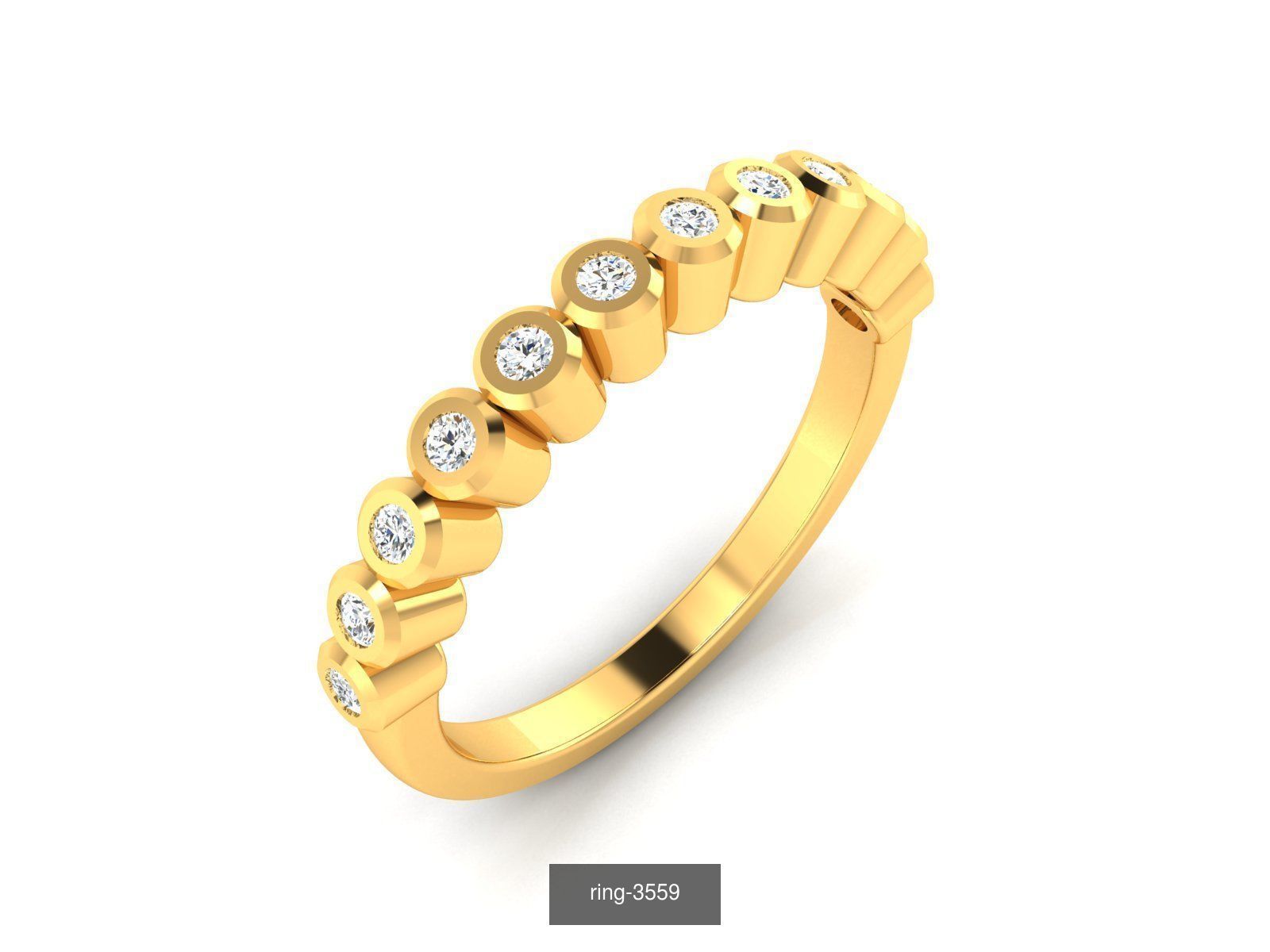 207 BAND RING 3D Model Collection_153