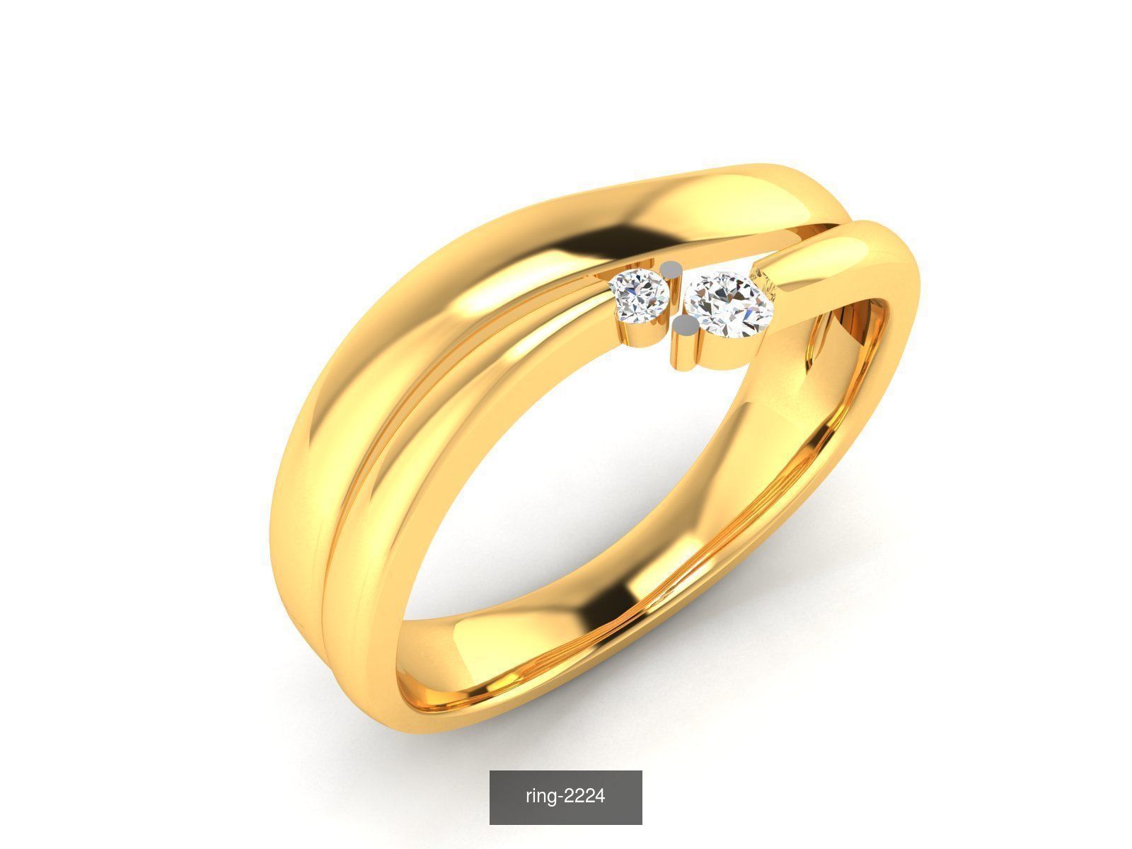 207 BAND RING 3D Model Collection_129