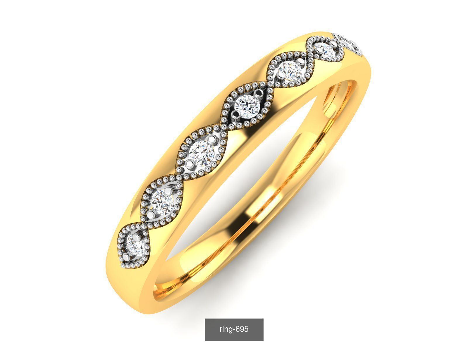 207 BAND RING 3D Model Collection_52
