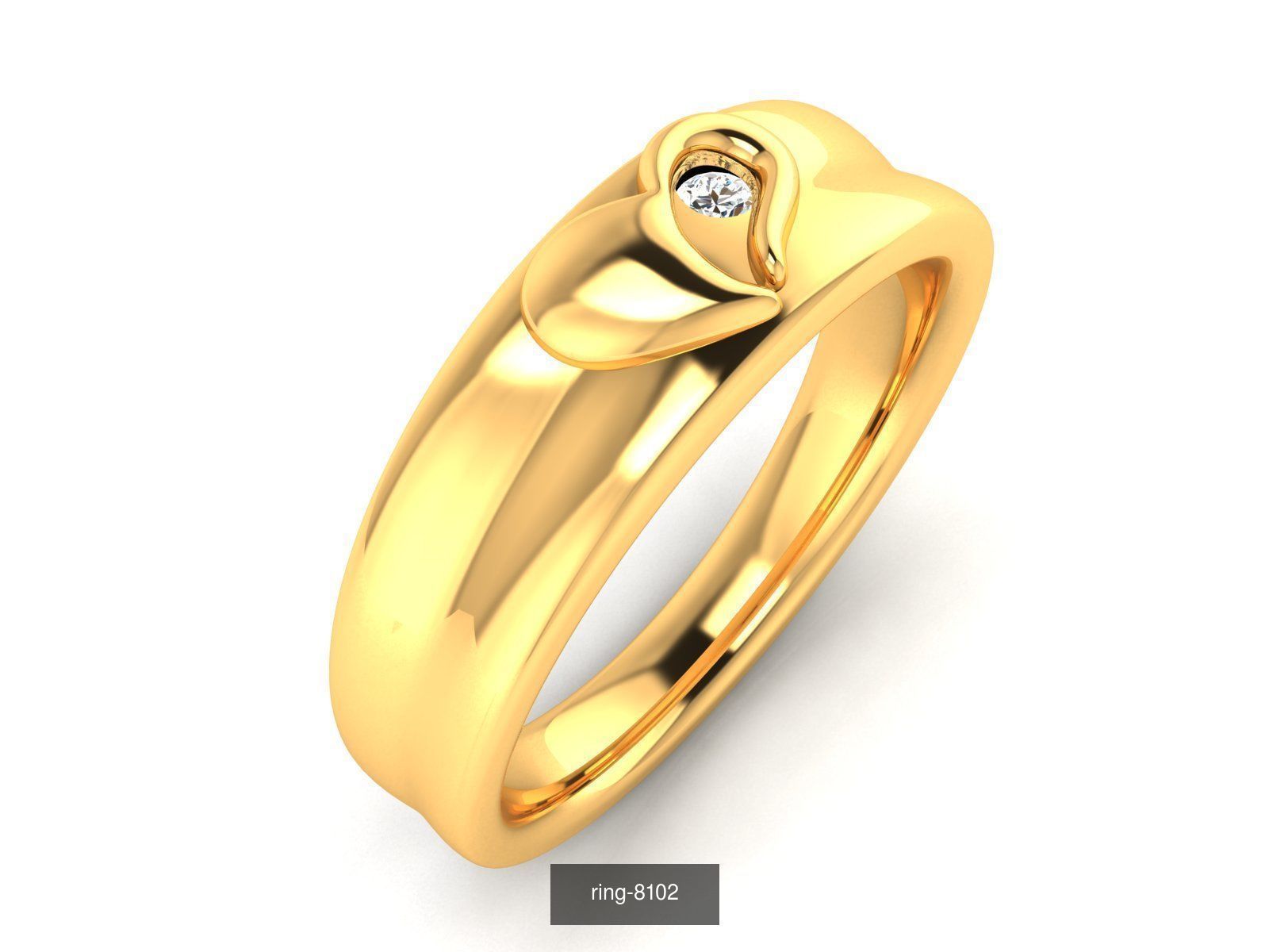 207 BAND RING 3D Model Collection_164