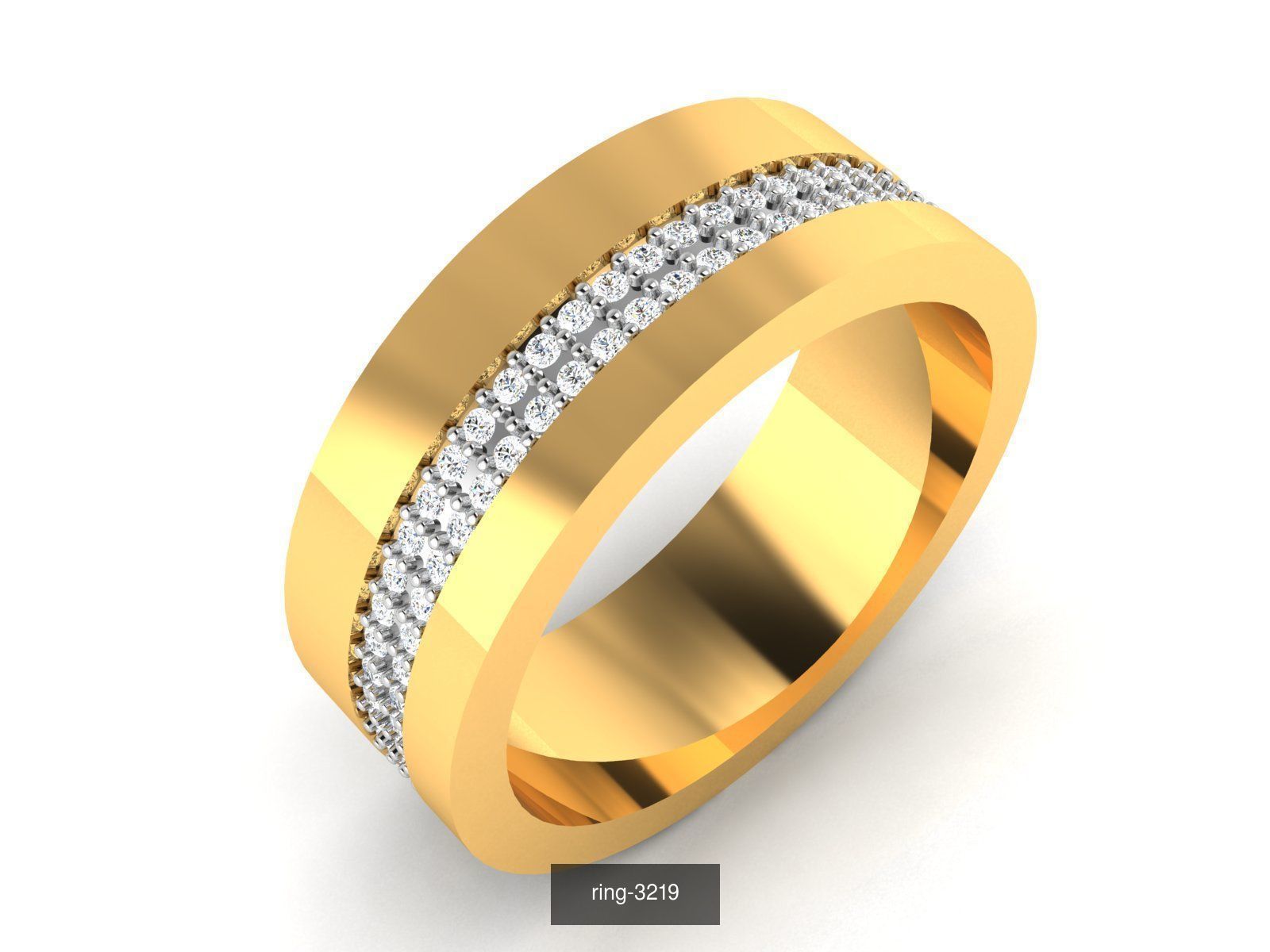 207 BAND RING 3D Model Collection_110