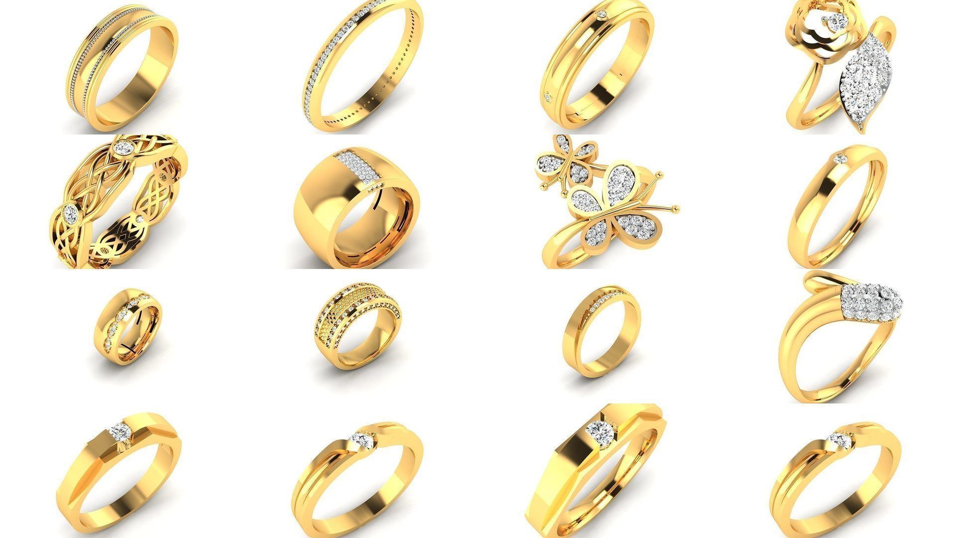 207 BAND RING 3D Model Collection_11