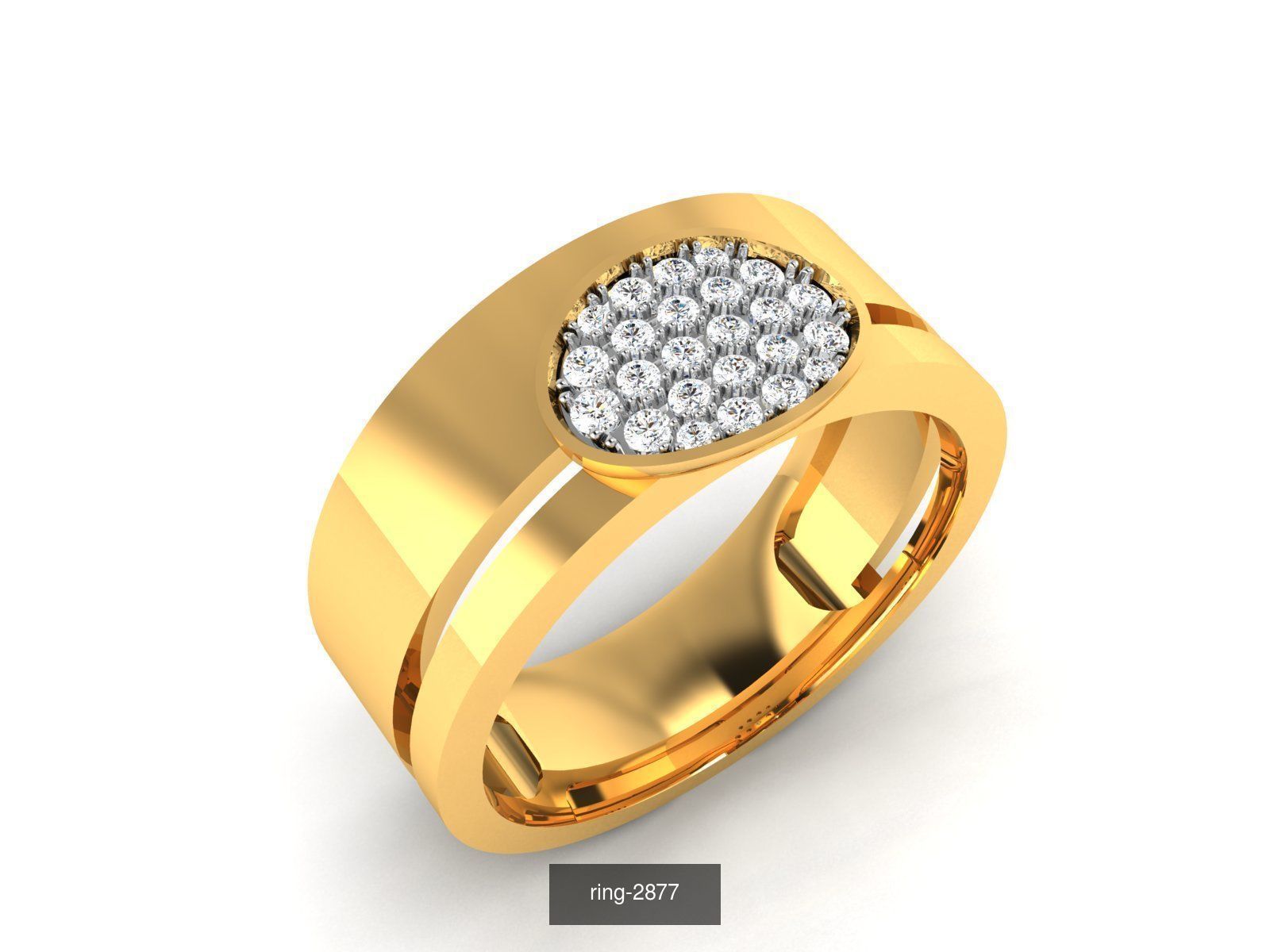 207 BAND RING 3D Model Collection_117
