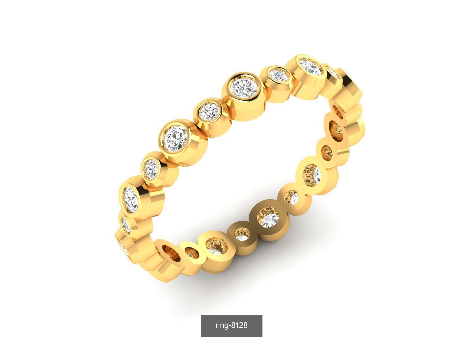 207 BAND RING 3D Model Collection_162