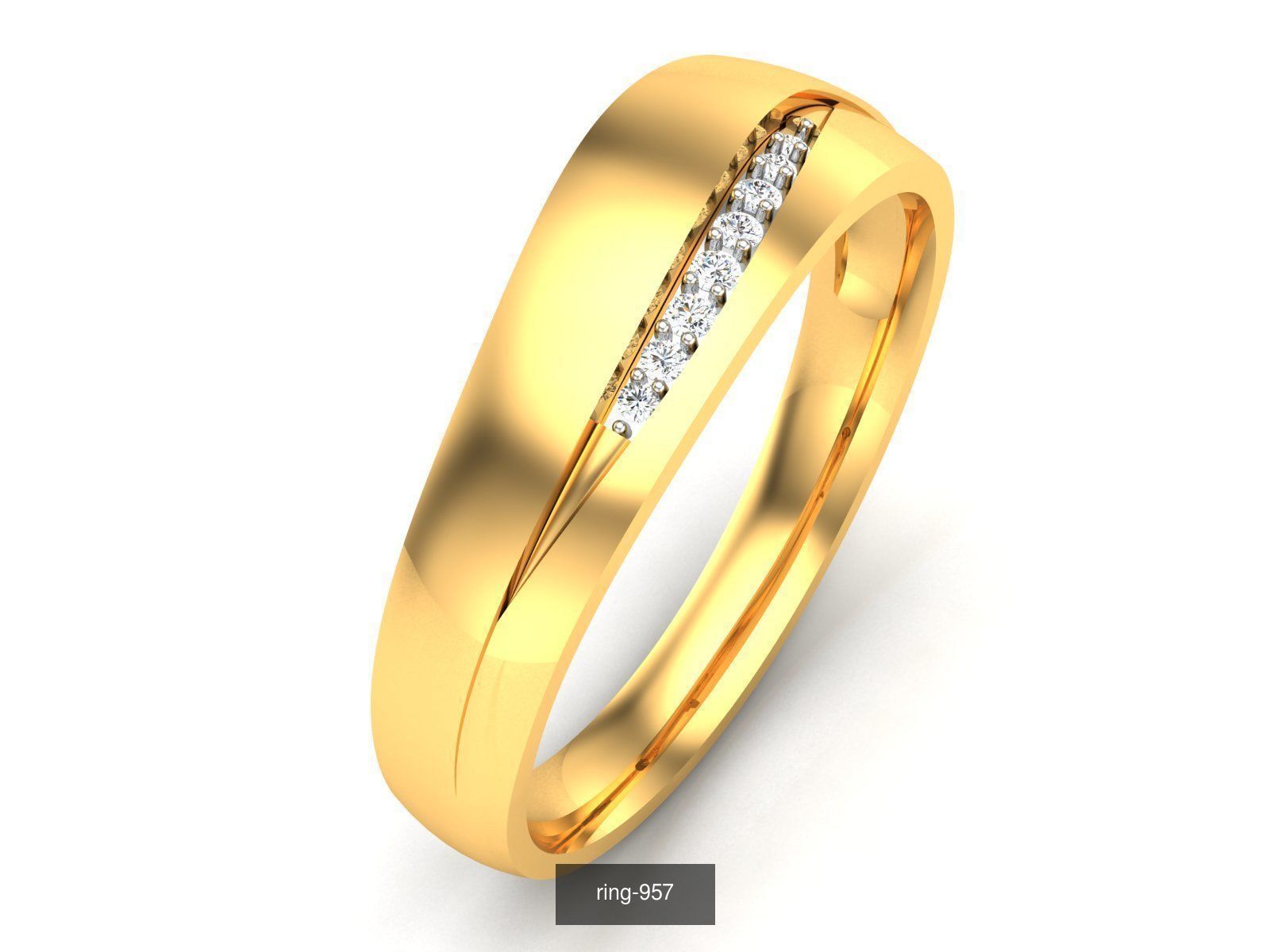 207 BAND RING 3D Model Collection_79