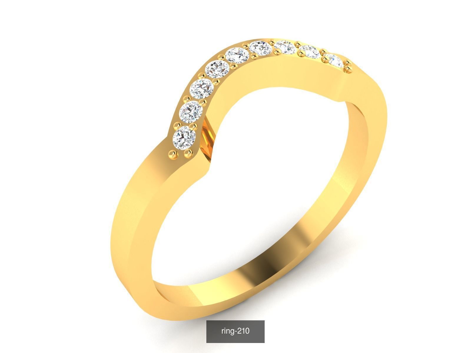 207 BAND RING 3D Model Collection_73