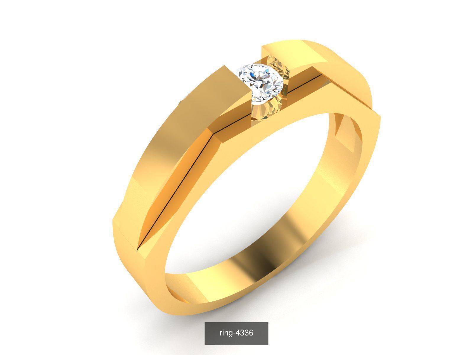 207 BAND RING 3D Model Collection_146
