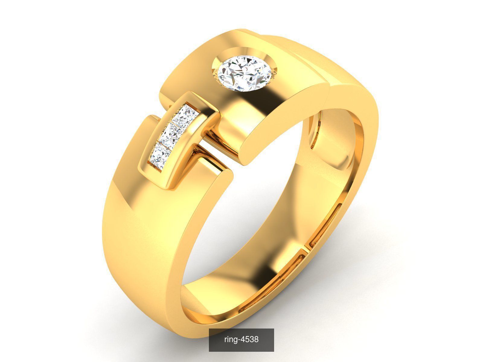 207 BAND RING 3D Model Collection_143