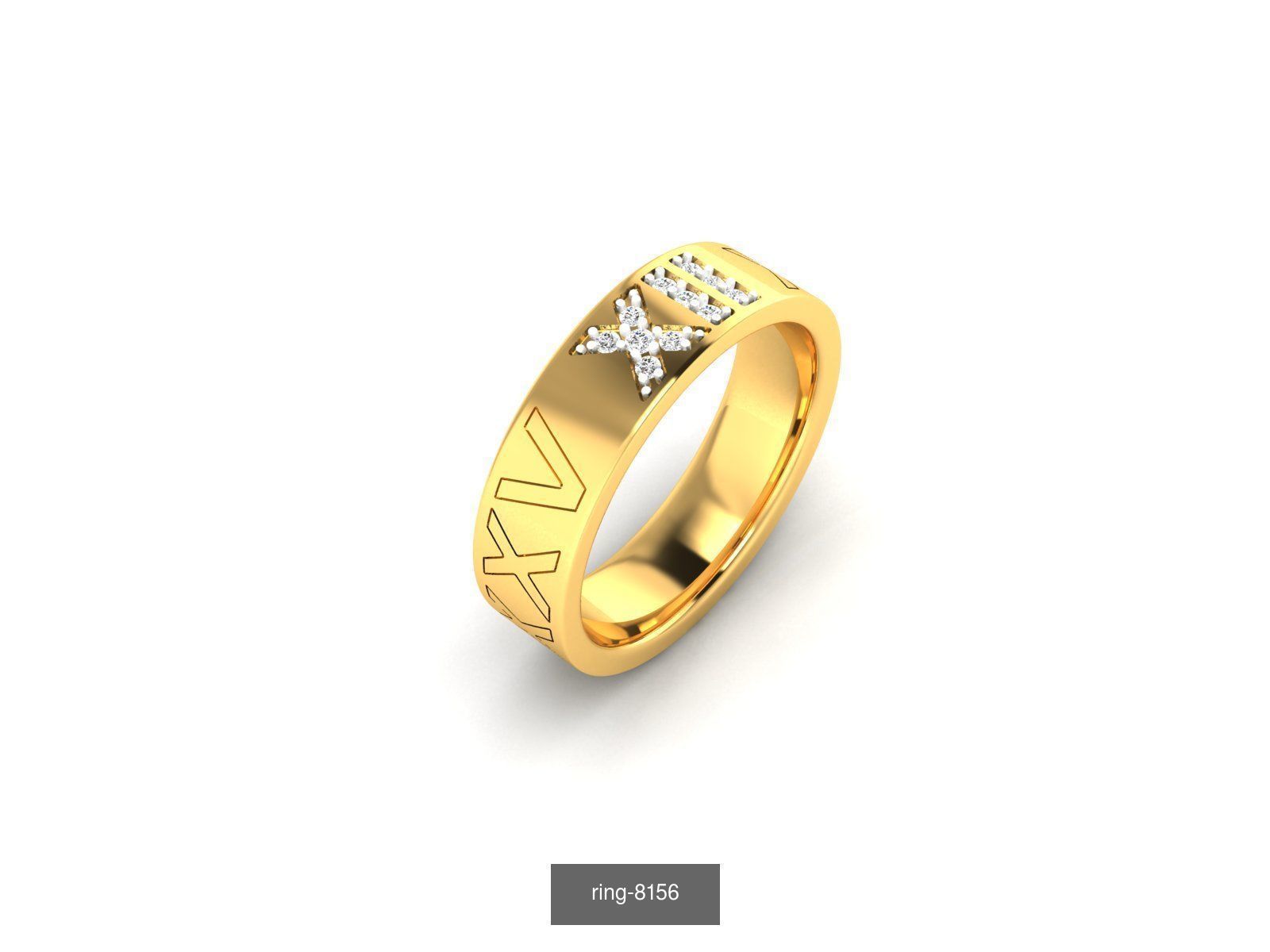 207 BAND RING 3D Model Collection_159