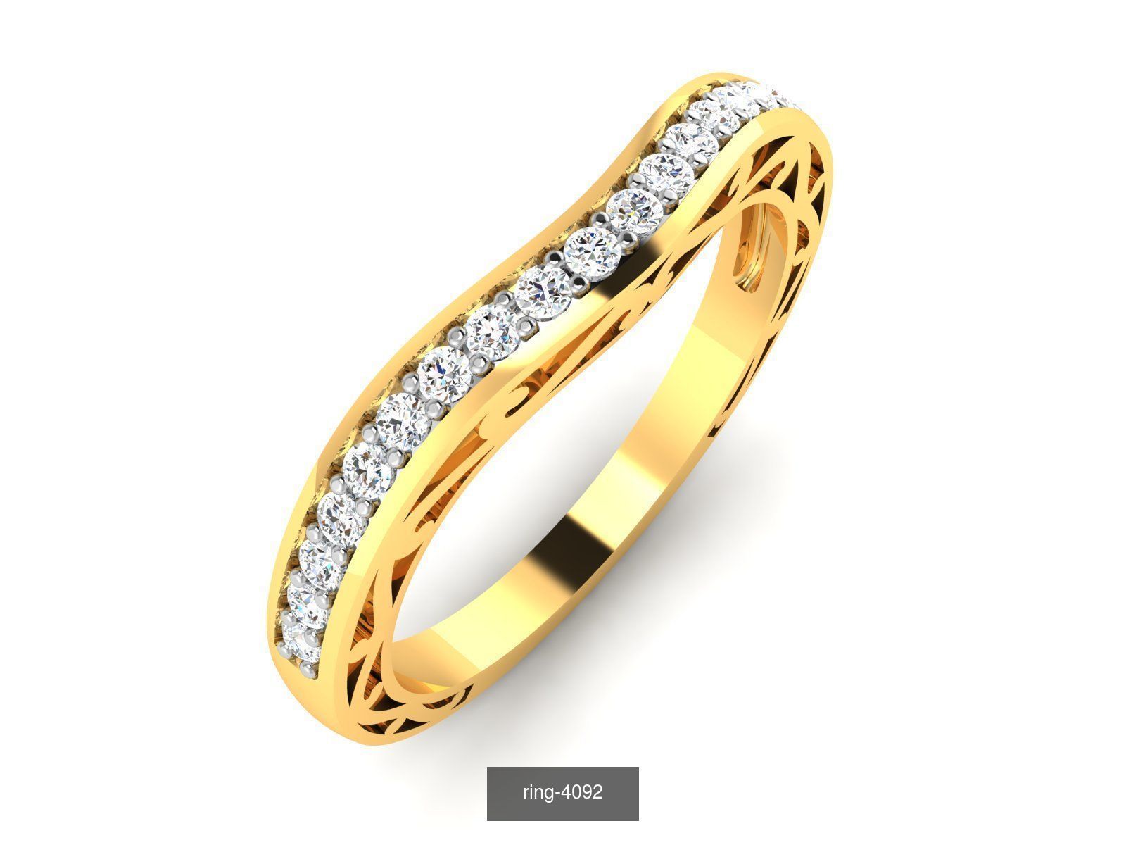 207 BAND RING 3D Model Collection_150