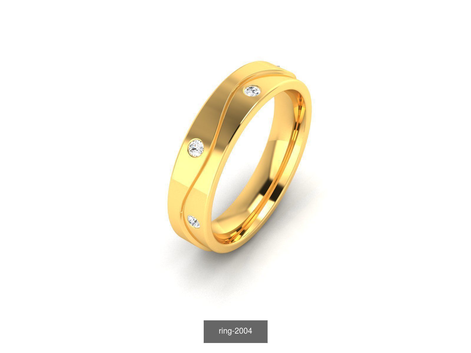 207 BAND RING 3D Model Collection_82