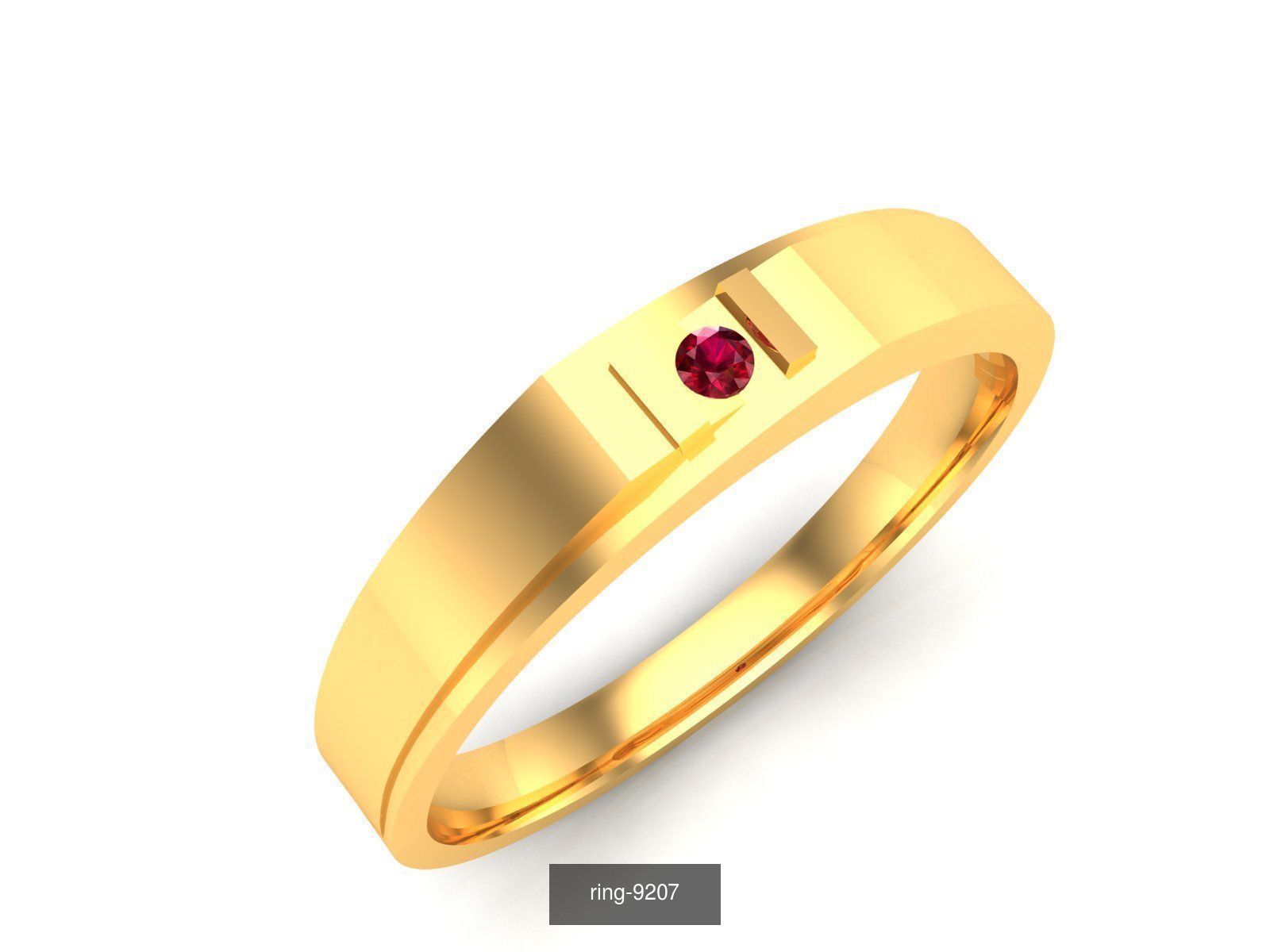 207 BAND RING 3D Model Collection_30