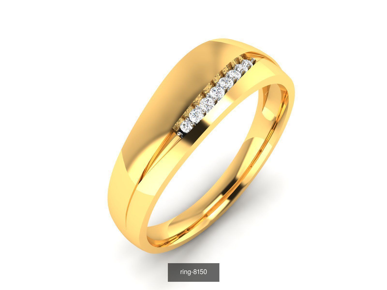 207 BAND RING 3D Model Collection_161