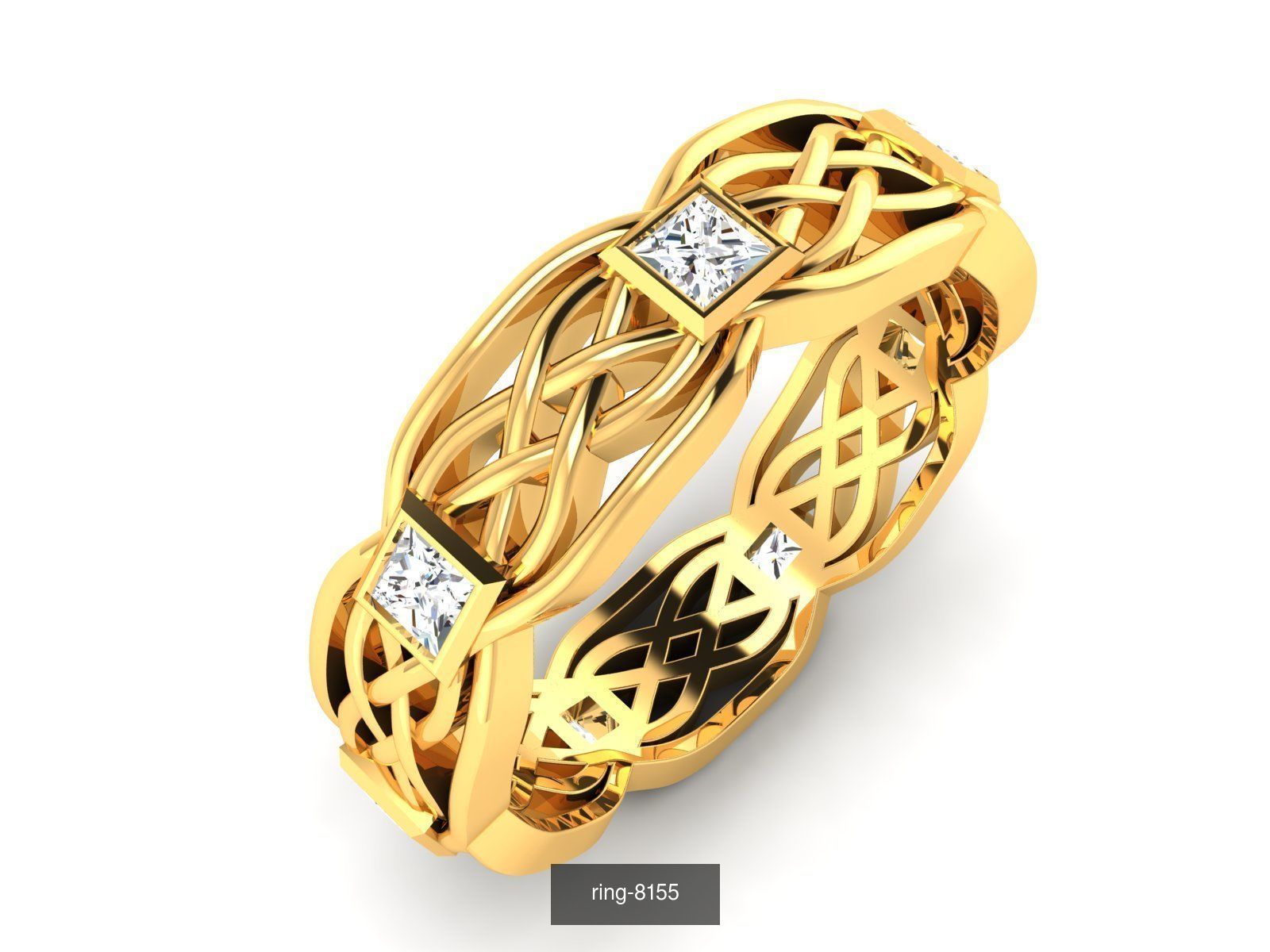 207 BAND RING 3D Model Collection_160
