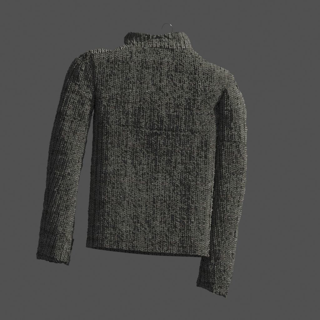 Set of clothes 3D model_9