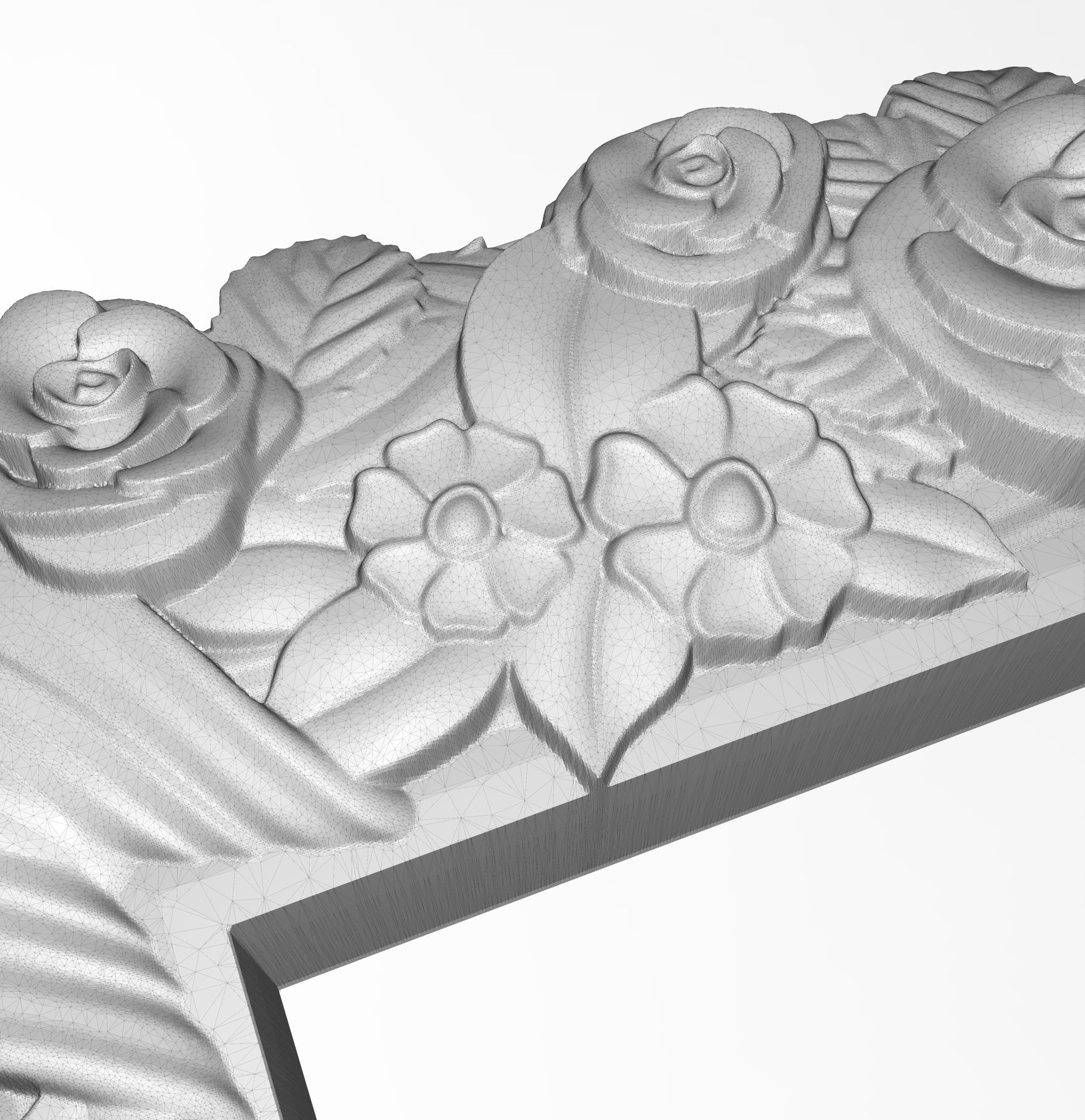 Carved Picture Frame 3D model_8