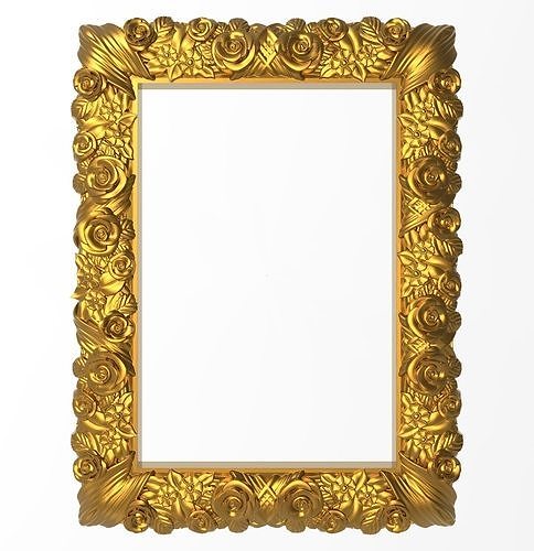 Carved Picture Frame 3D model
