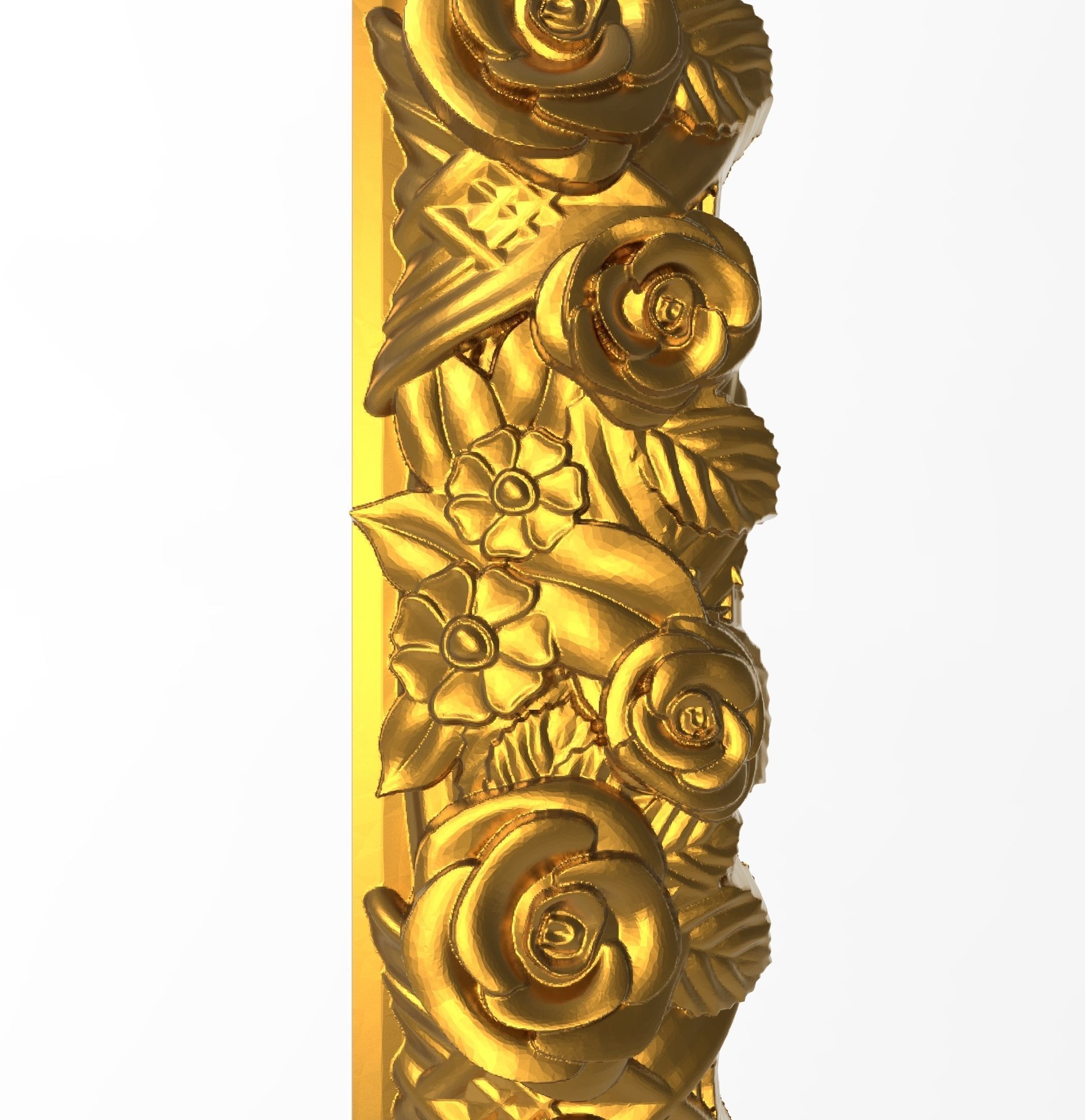 Carved Picture Frame 3D model_2