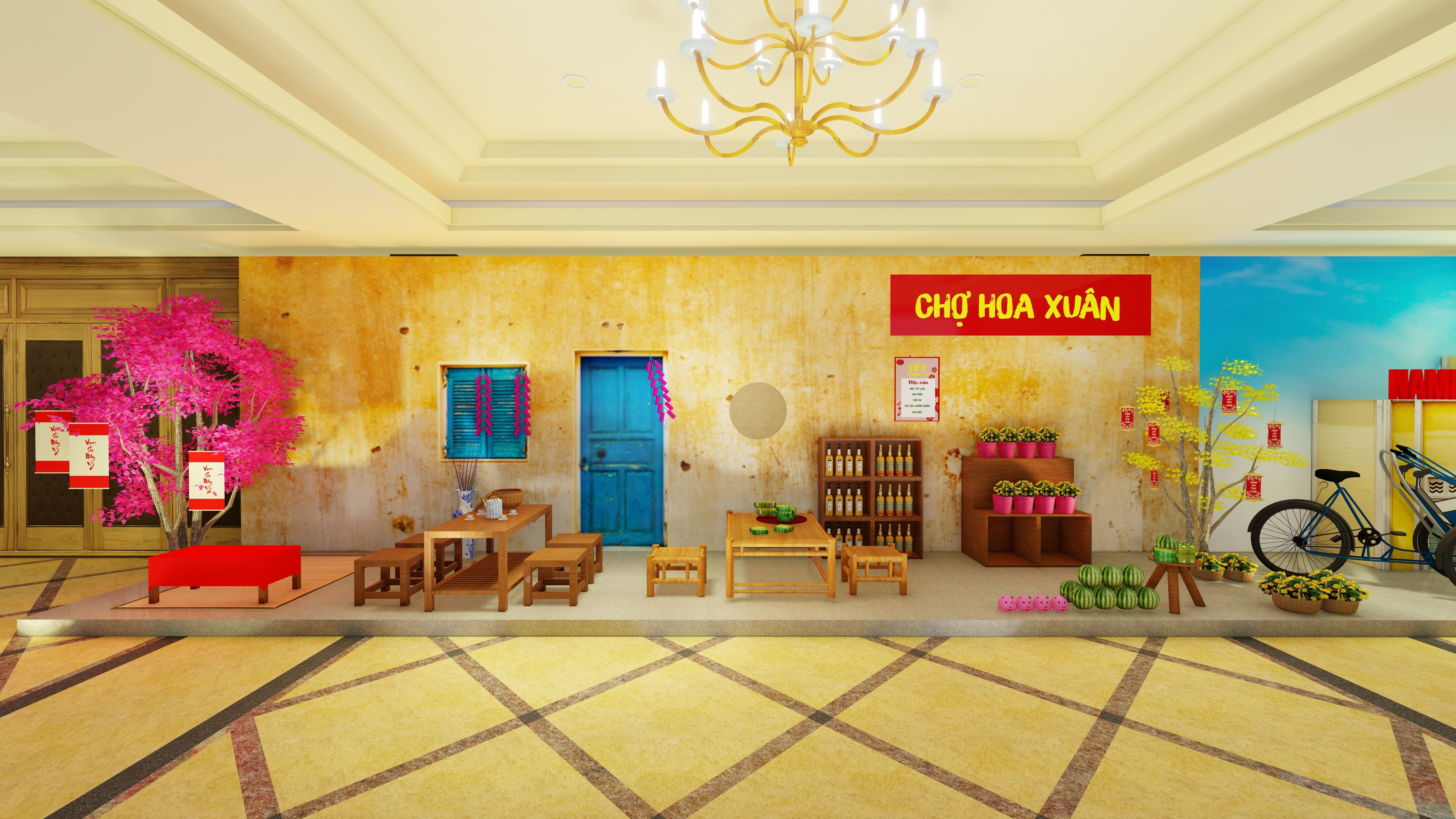 Tet party 3D print model_1