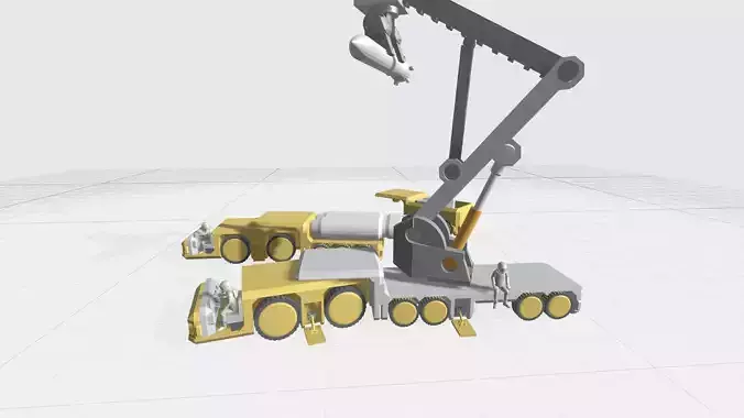 -MHBV01C- Mecha Hangar Bay Vehicles set 01 3D print model