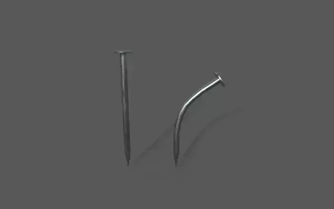 Clean bent and straight nails