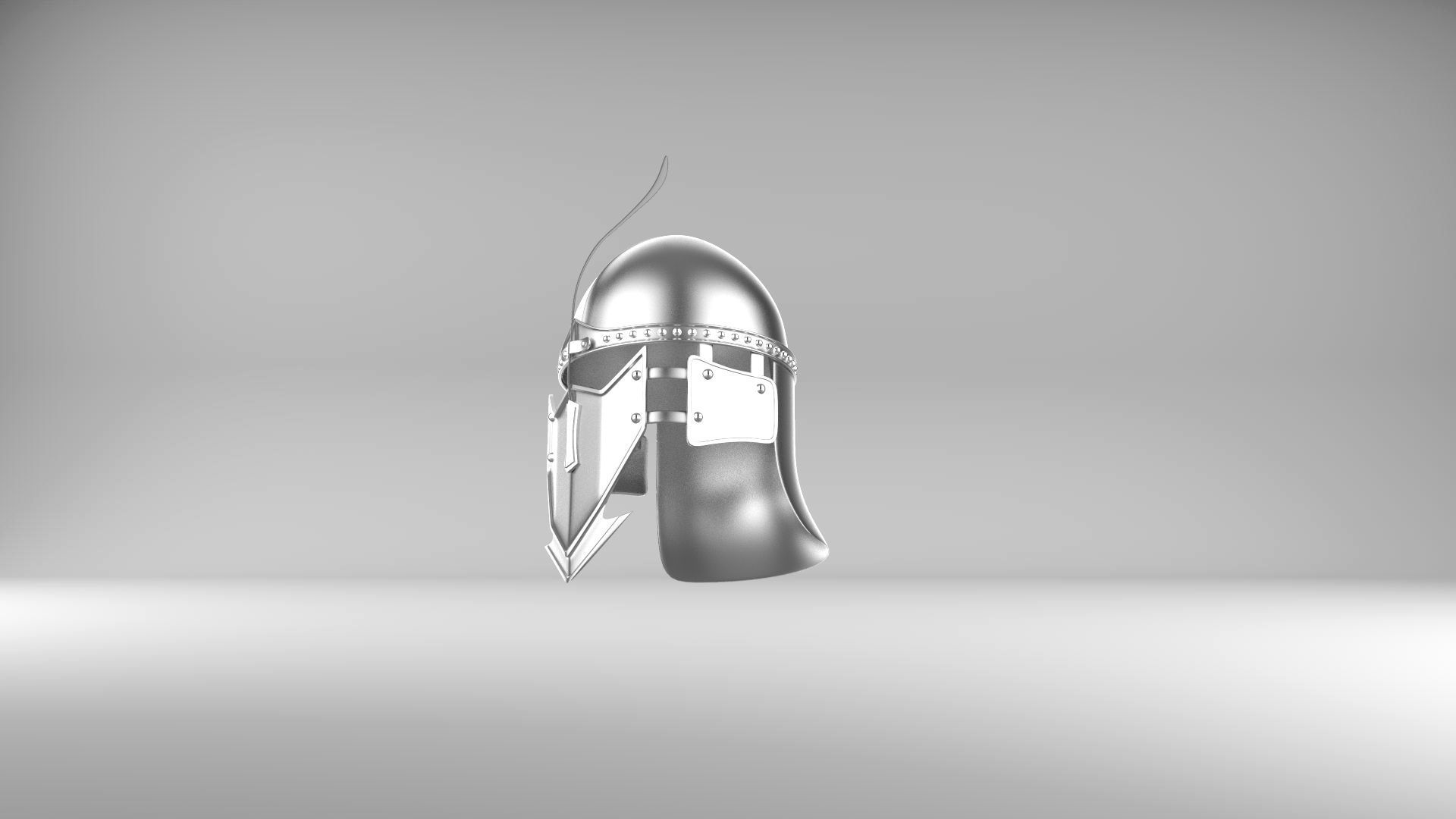 War helmet Free 3D model_3