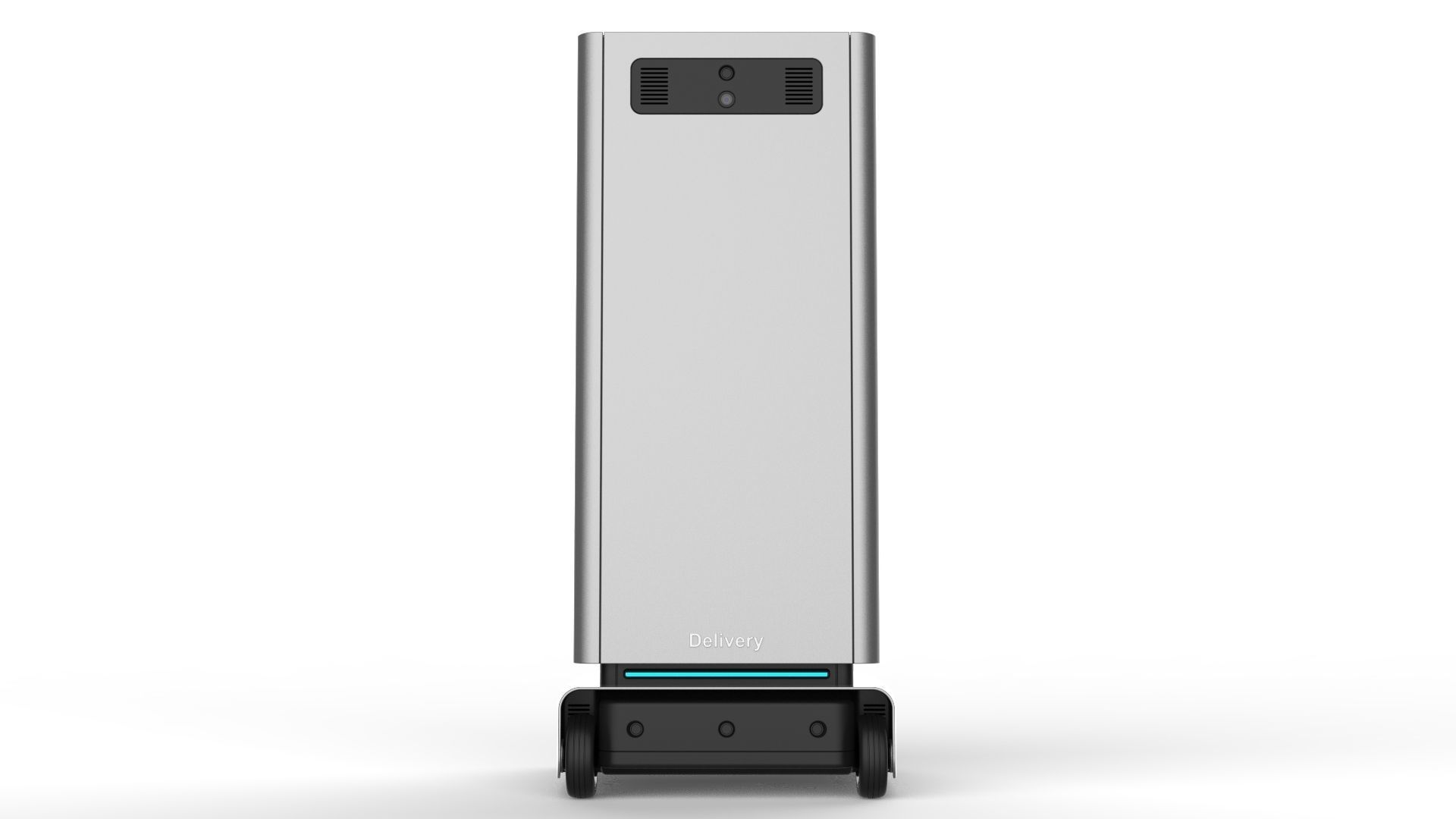 Generic Delivery Robot 01 3 Trays 3D model_14