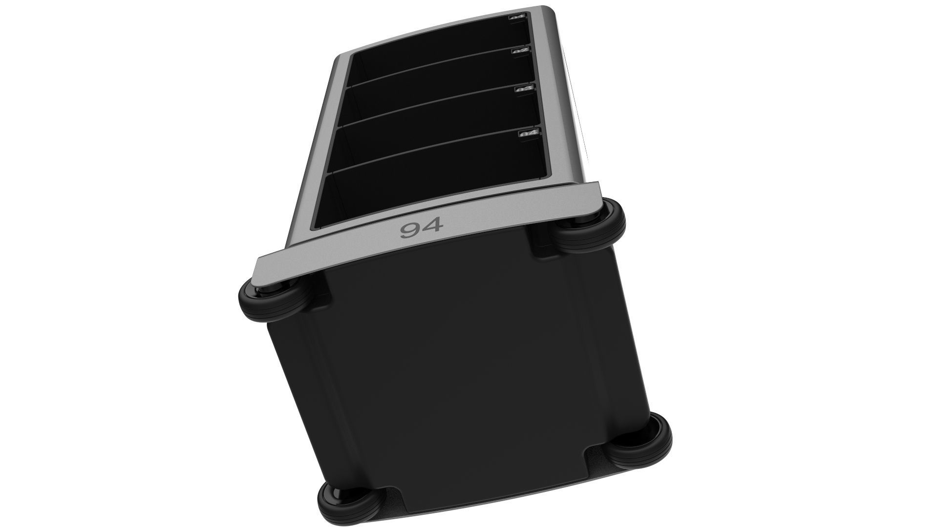 Generic Delivery Robot 01 3 Trays 3D model_9