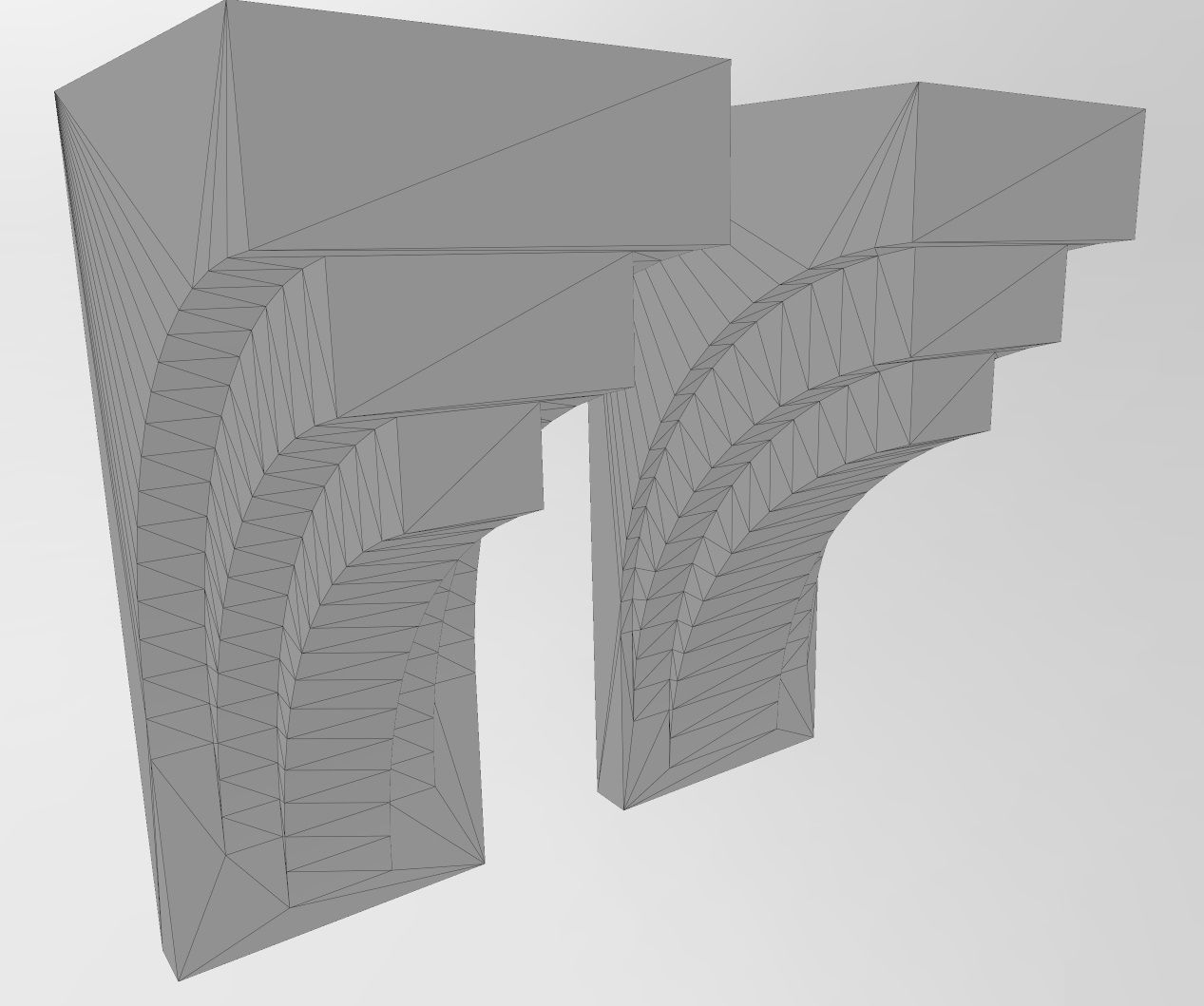 Modern designer corbel 3D print model_12