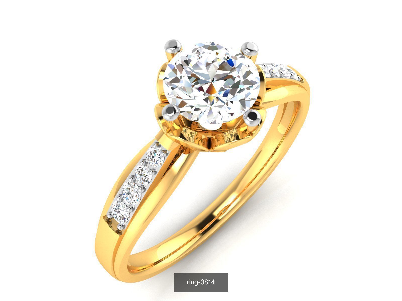 69 SOLITAIRE RING 3D Model Collection_49