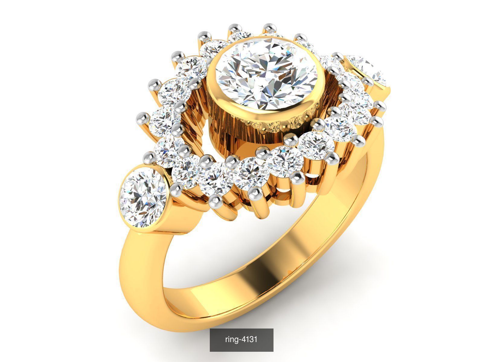 69 SOLITAIRE RING 3D Model Collection_38