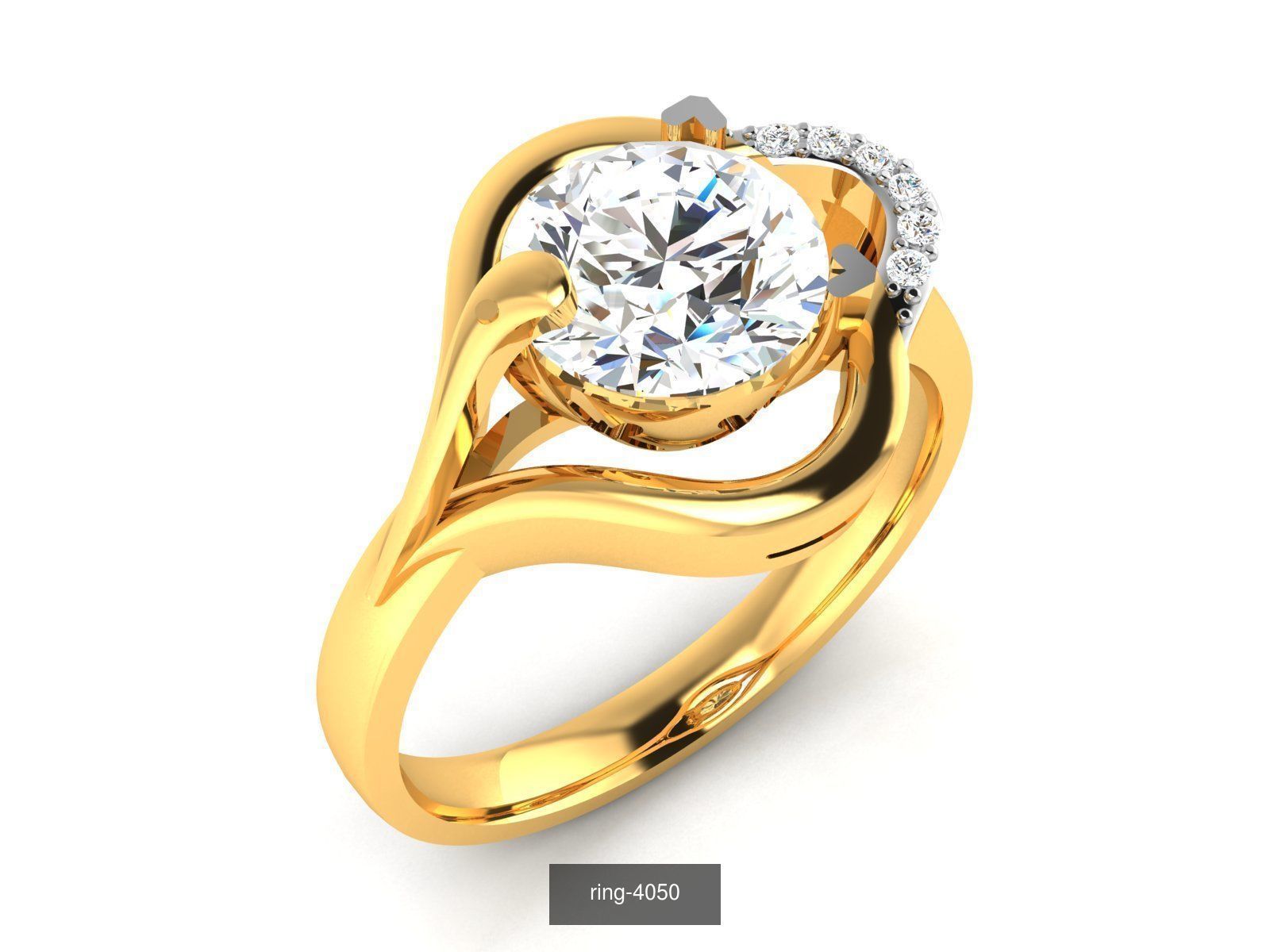 69 SOLITAIRE RING 3D Model Collection_47