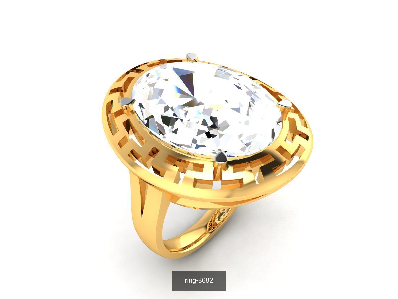 69 SOLITAIRE RING 3D Model Collection_71