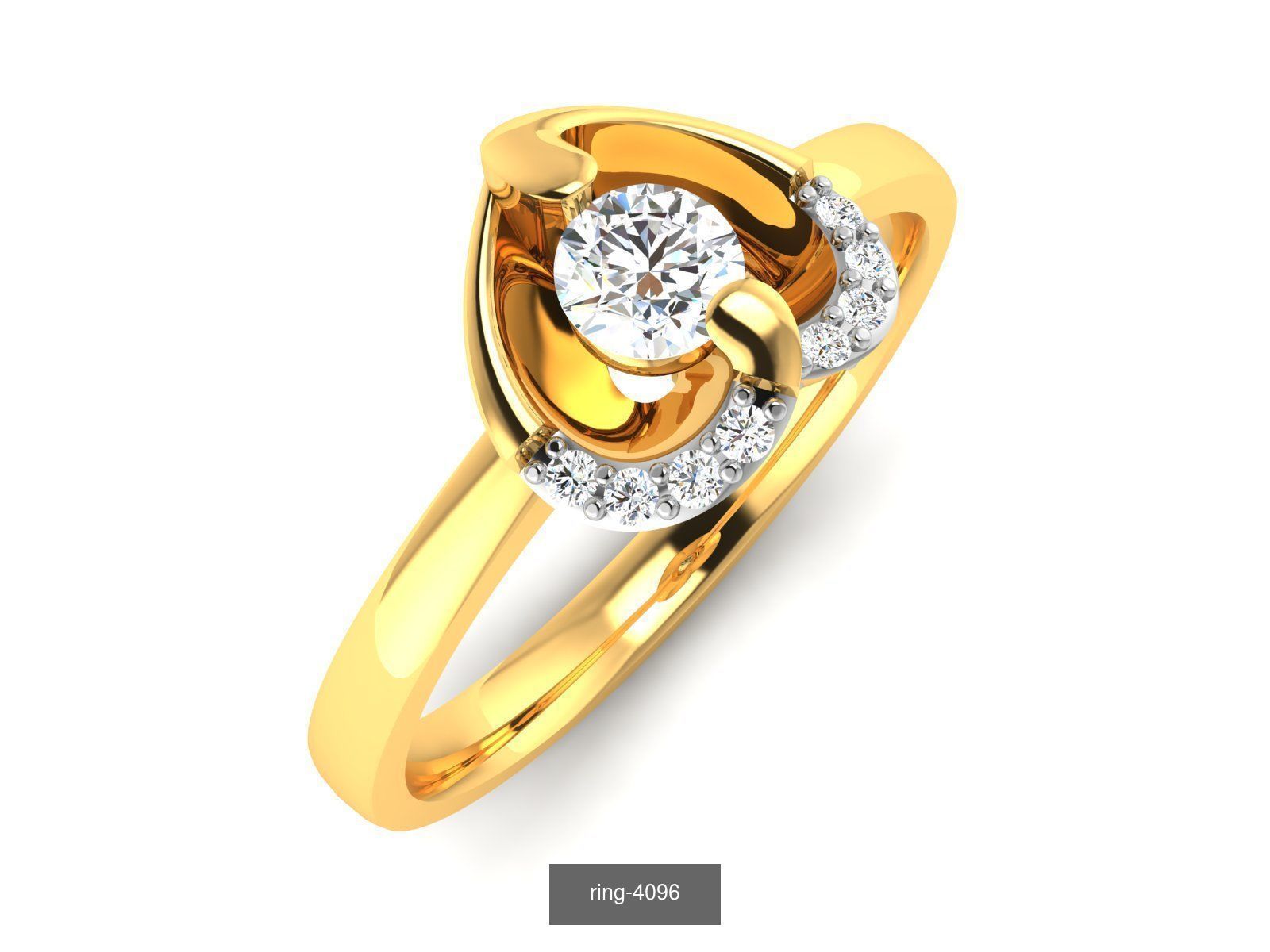 69 SOLITAIRE RING 3D Model Collection_42