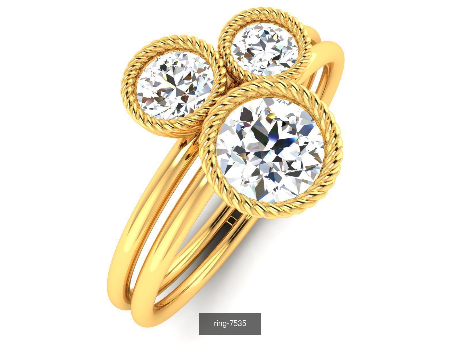 69 SOLITAIRE RING 3D Model Collection_59