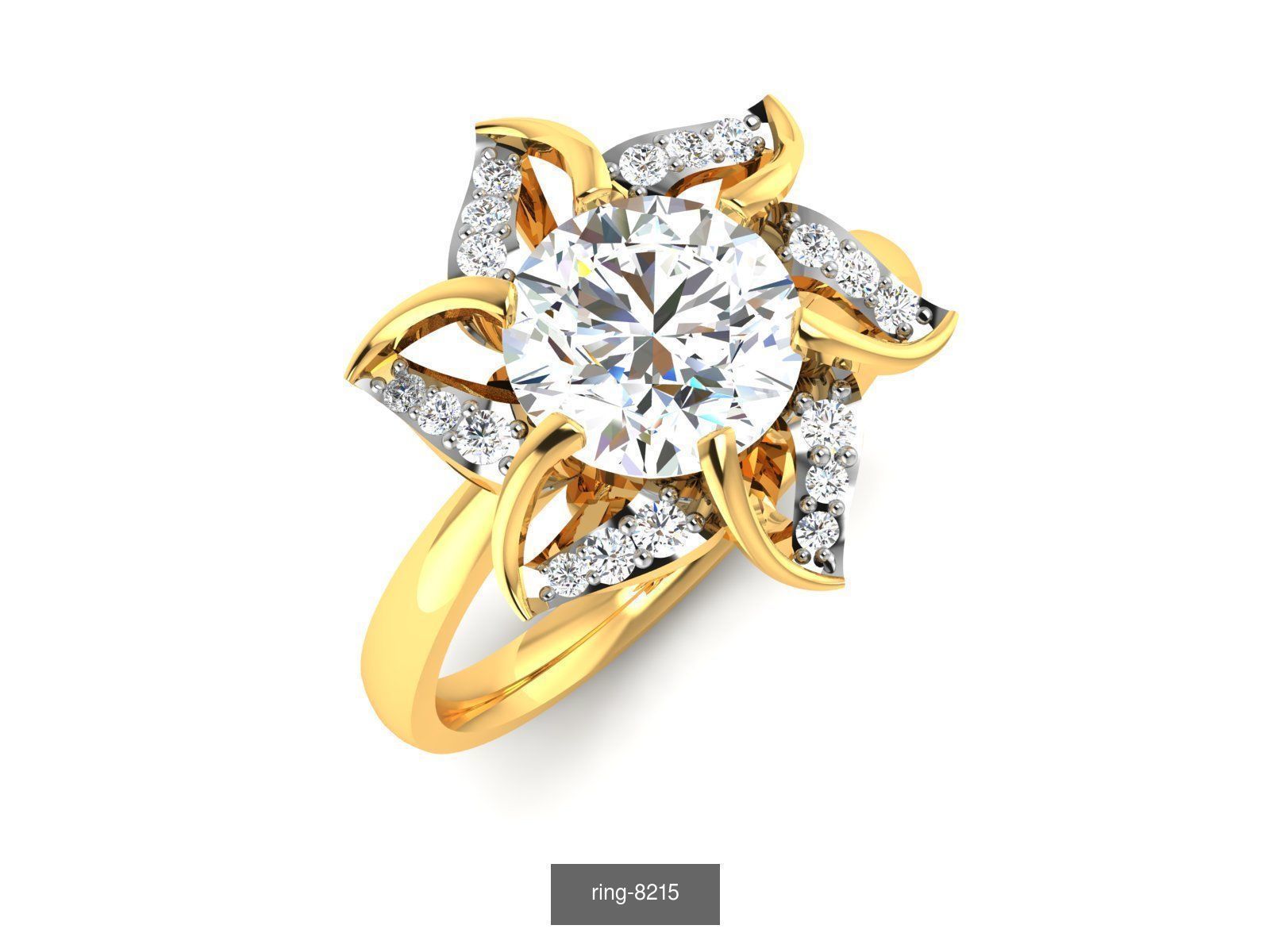 69 SOLITAIRE RING 3D Model Collection_74