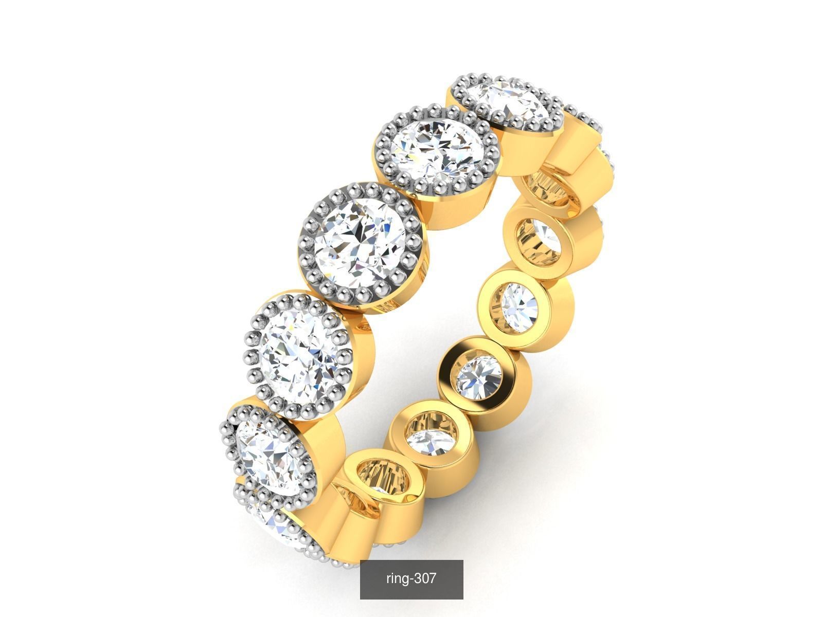 69 SOLITAIRE RING 3D Model Collection_13