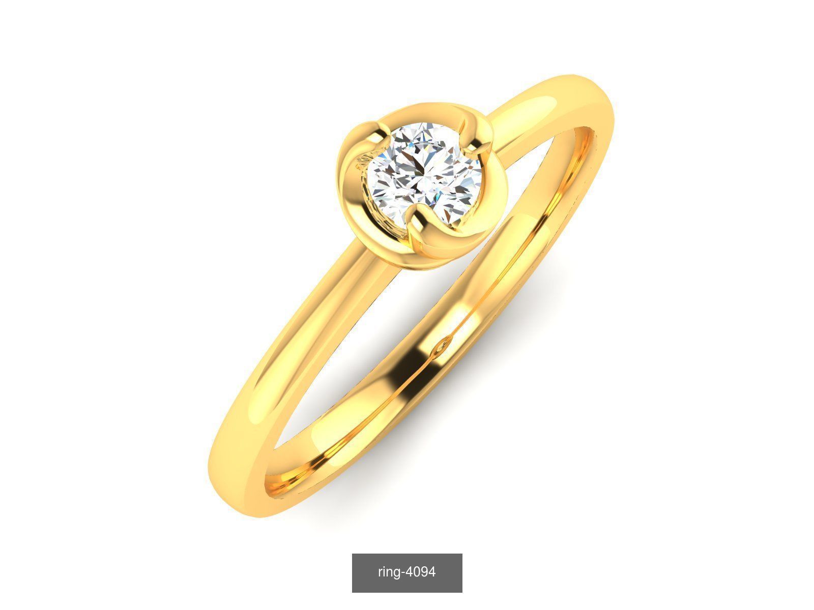 69 SOLITAIRE RING 3D Model Collection_43