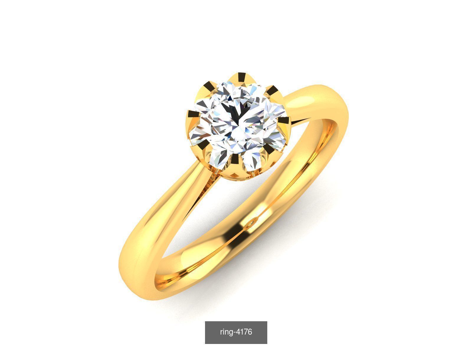 69 SOLITAIRE RING 3D Model Collection_37