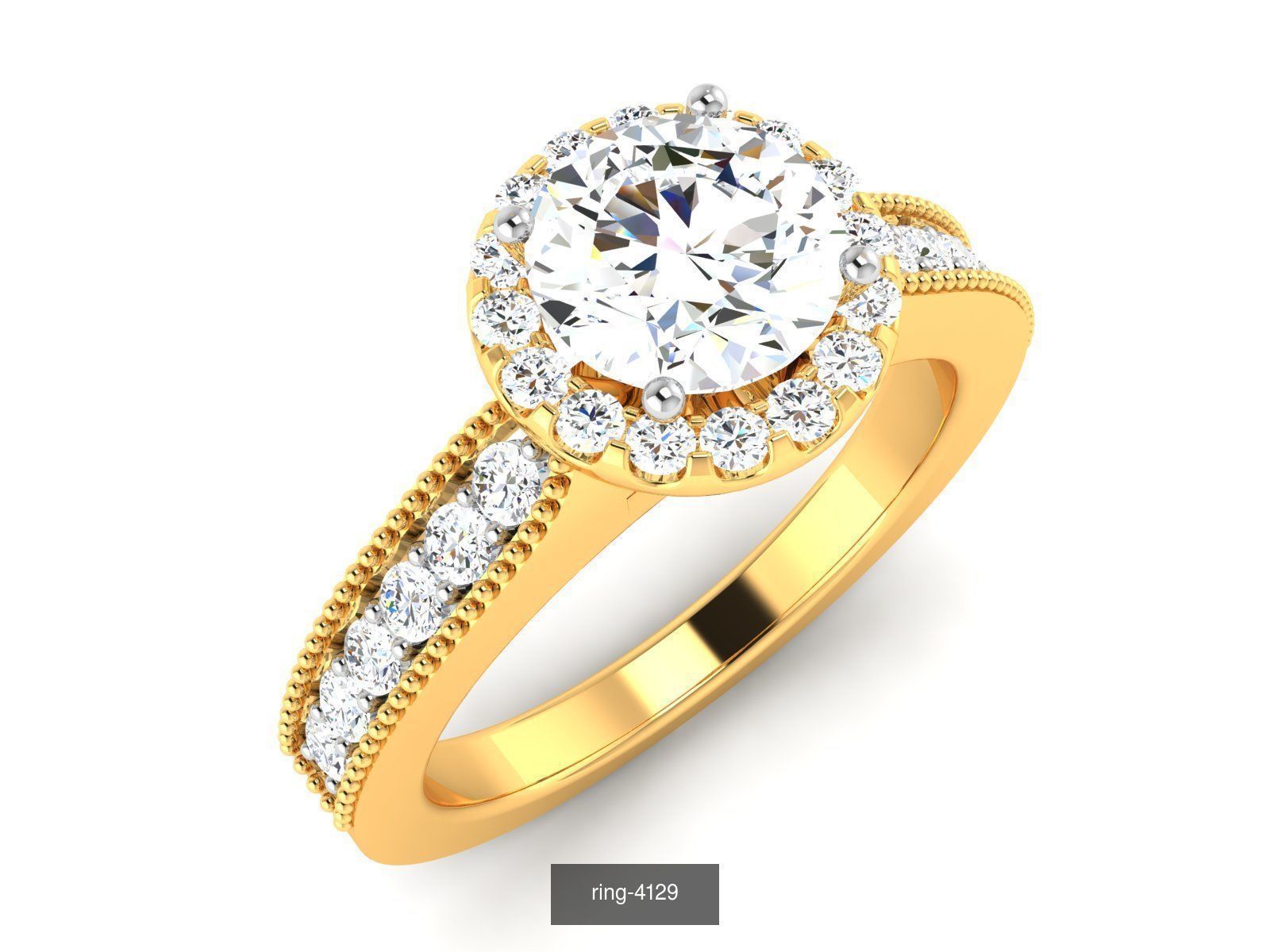 69 SOLITAIRE RING 3D Model Collection_39