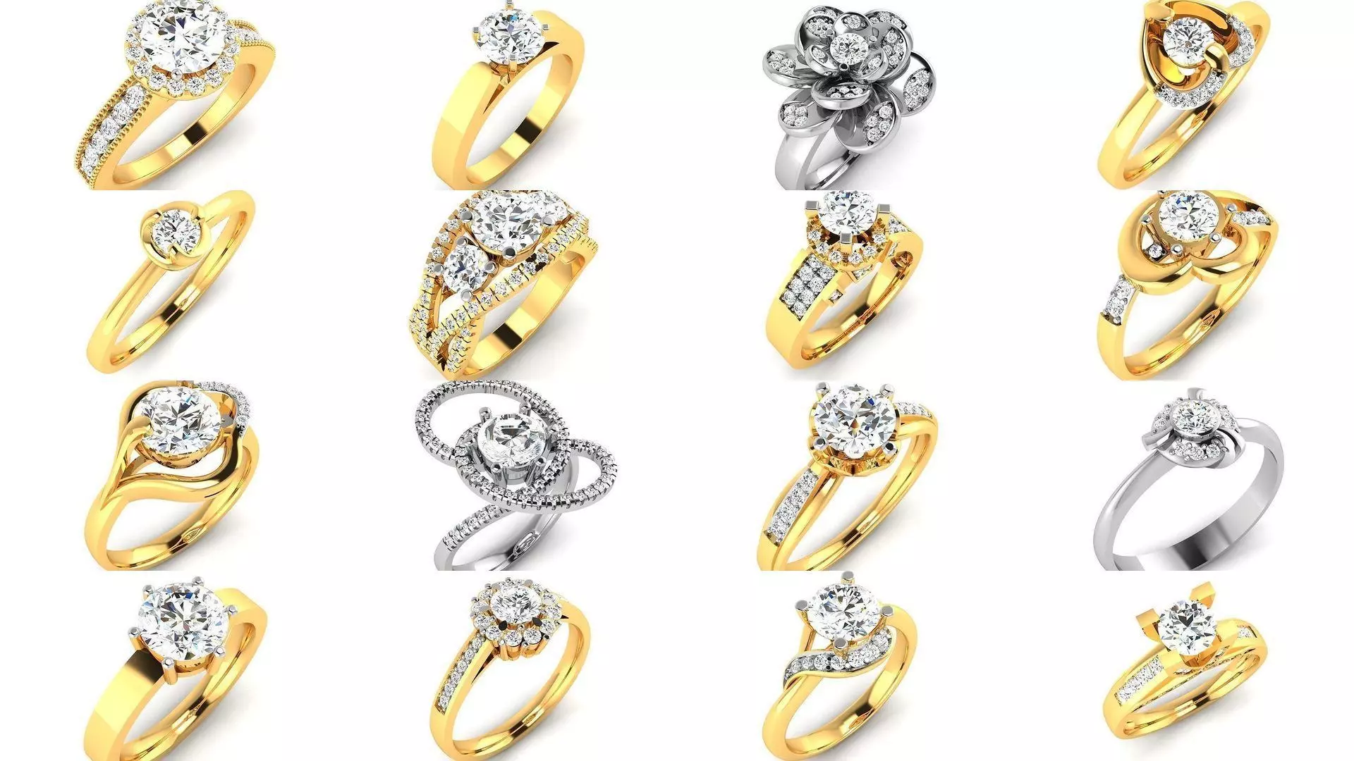 69 SOLITAIRE RING 3D Model Collection_0