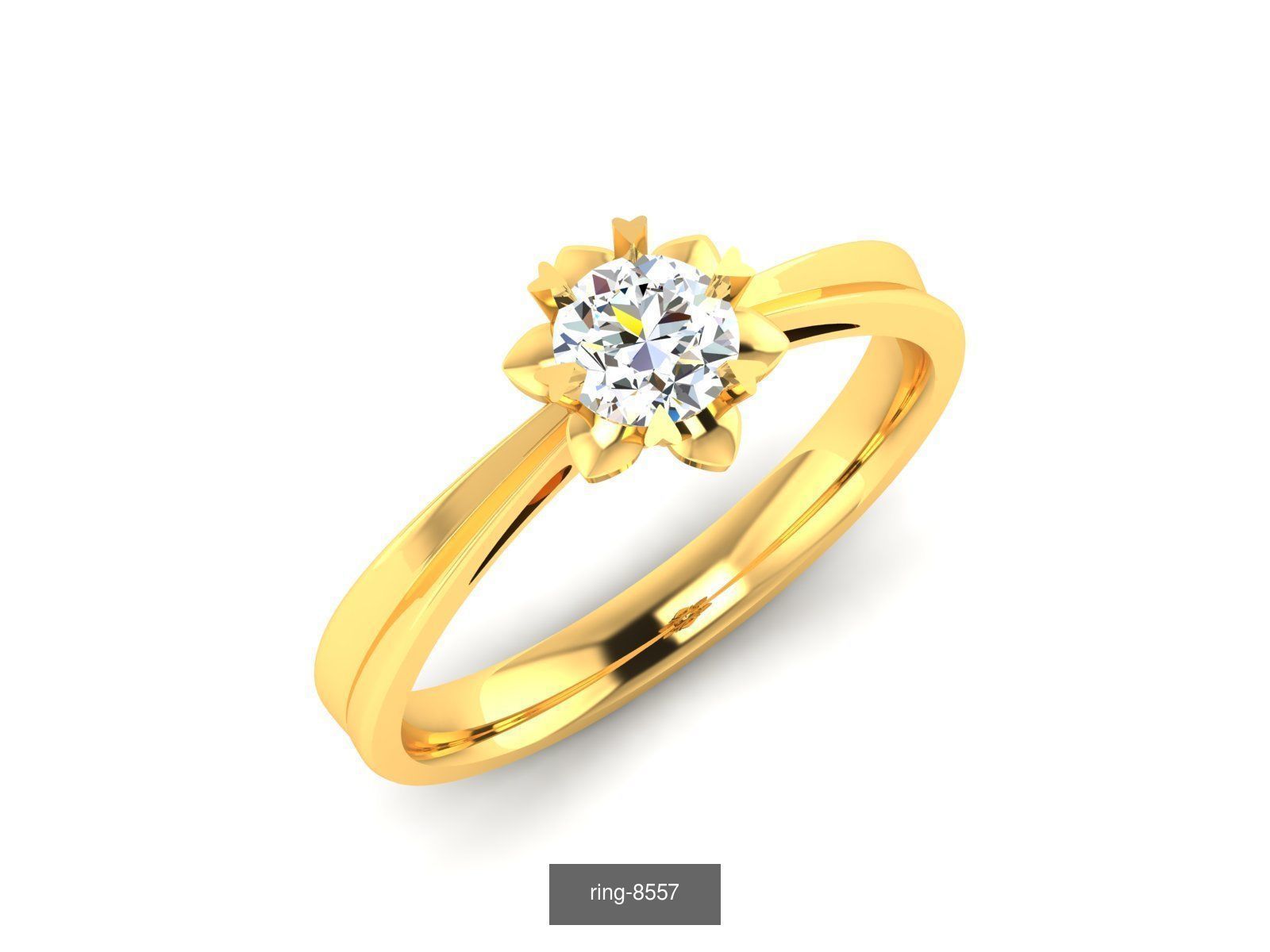 69 SOLITAIRE RING 3D Model Collection_72